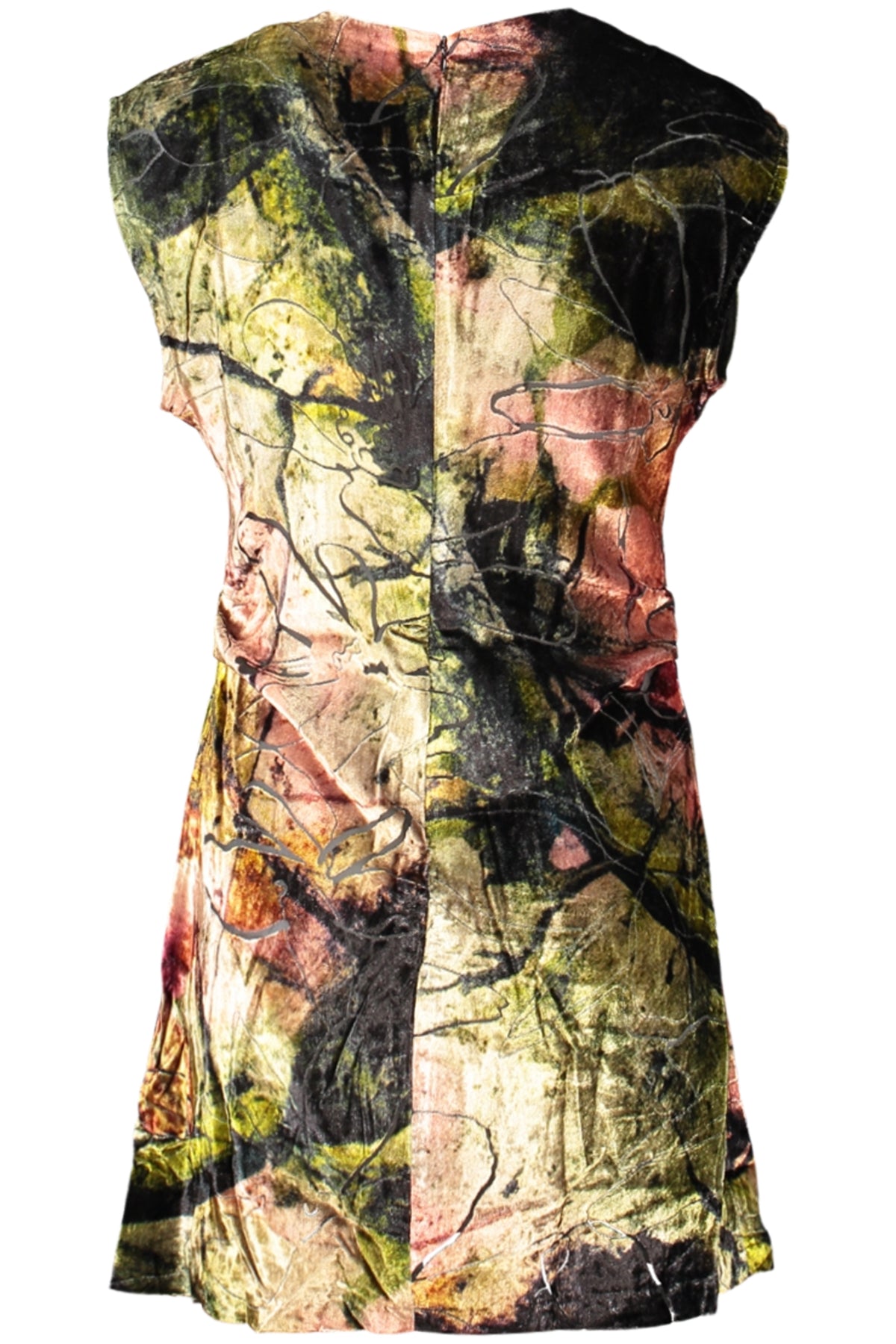 DESIGUAL SHORT DRESS FOR WOMEN IN GREEN
