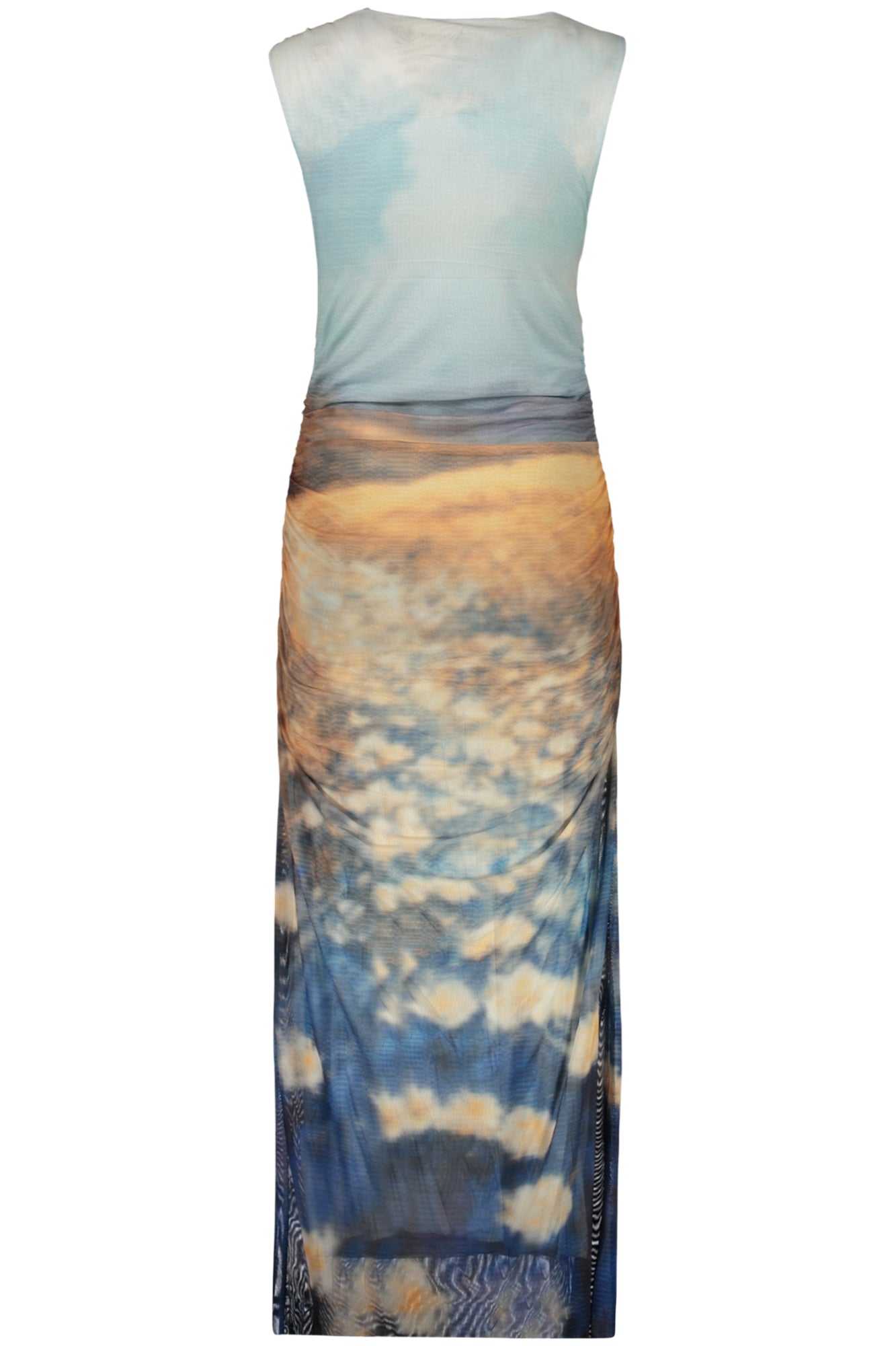 DESIGUAL WOMEN'S LONG DRESS, BLUE