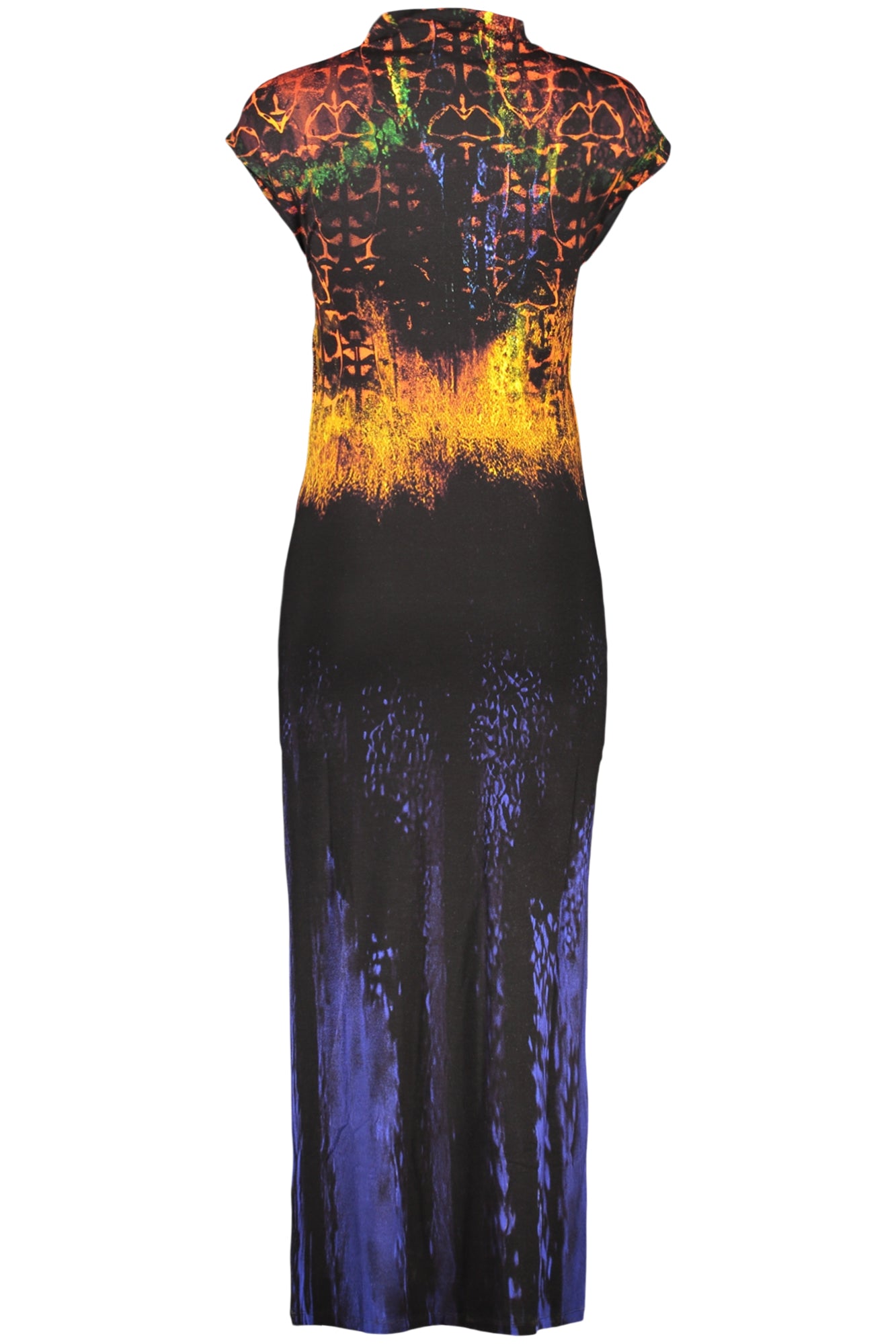 DESIGUAL WOMEN'S LONG BLACK DRESS