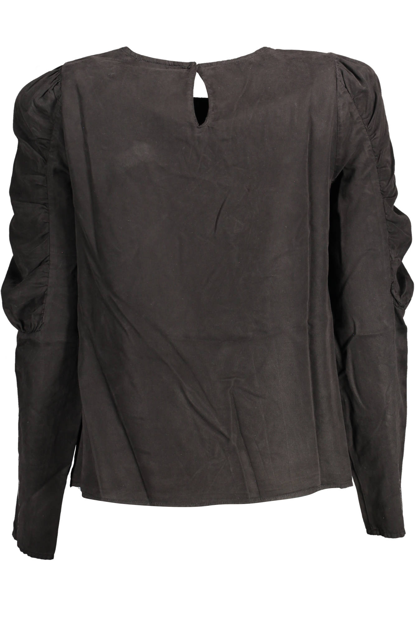 DESIGUAL LONG SLEEVE SHIRT WOMAN BLACK