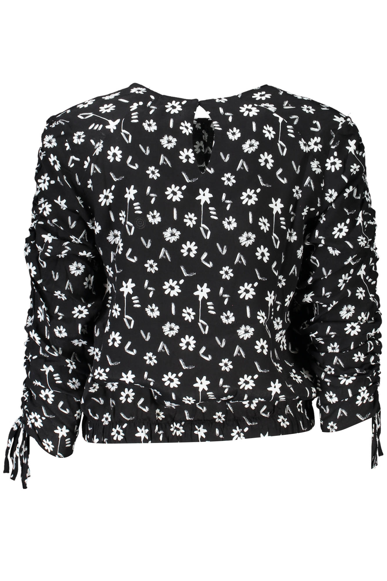 DESIGUAL LONG SLEEVE SHIRT WOMEN BLACK