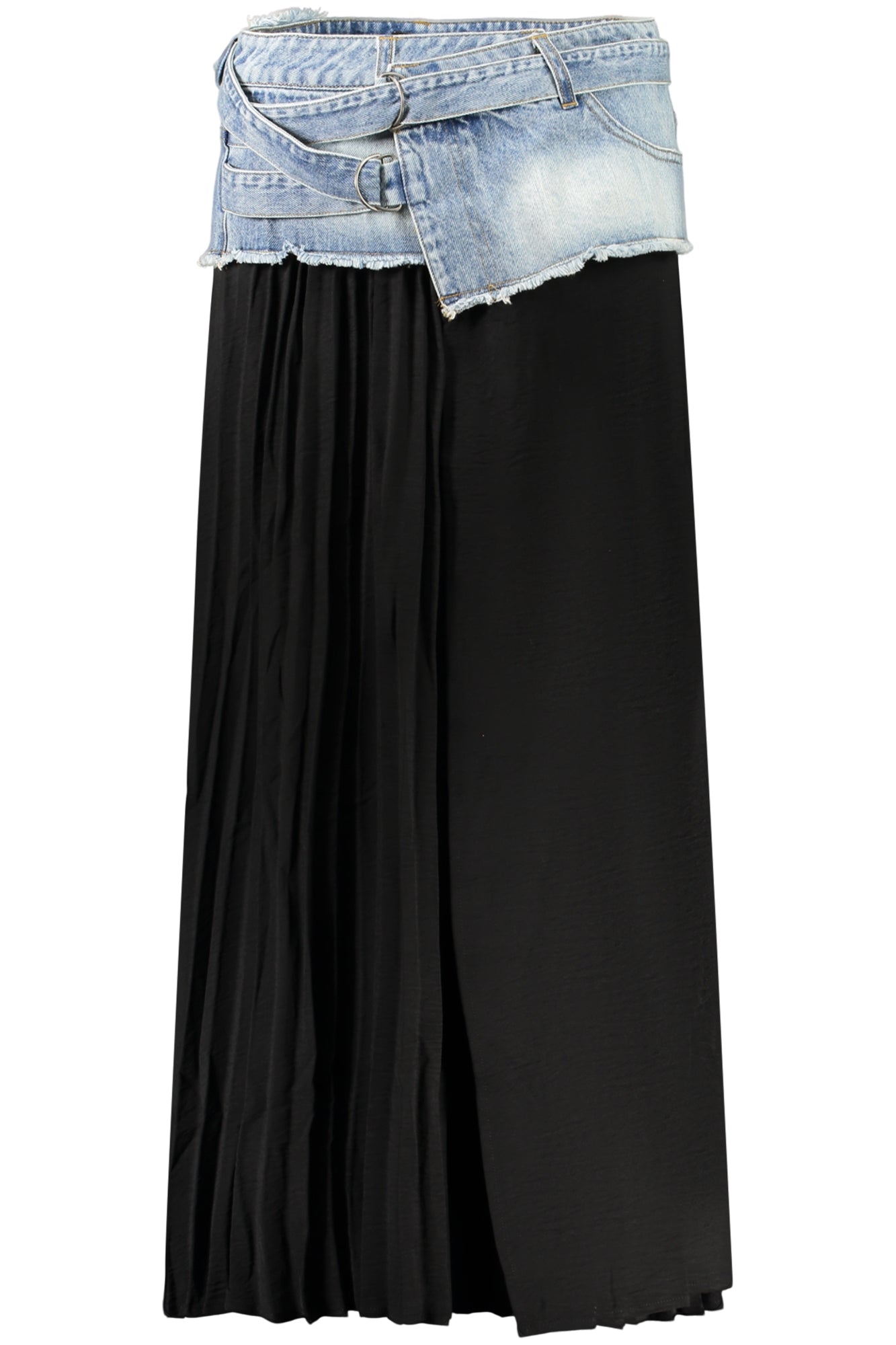 DESIGUAL WOMEN'S LONG SKIRT BLACK
