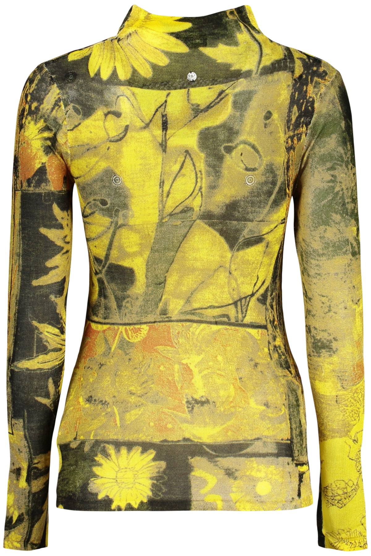 PULL JAUNE POUR FEMME DESIGUAL