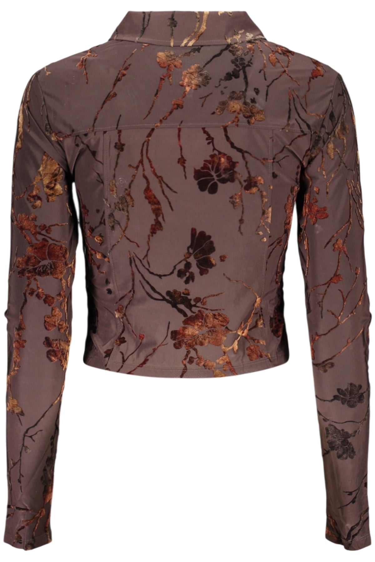 DESIGUAL WOMEN'S BROWN SWEATER