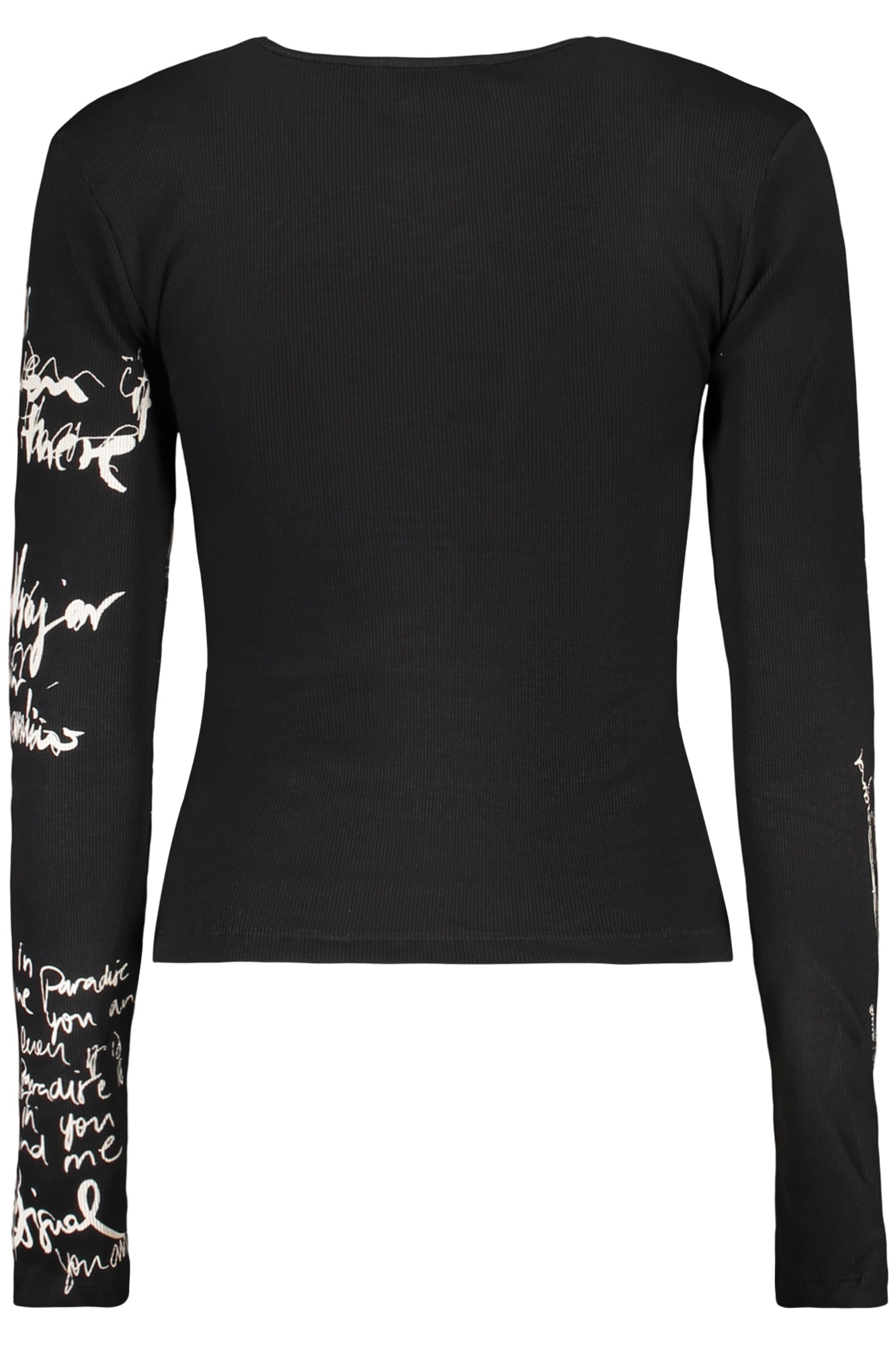 DESIGUAL WOMEN'S BLACK SWEATER