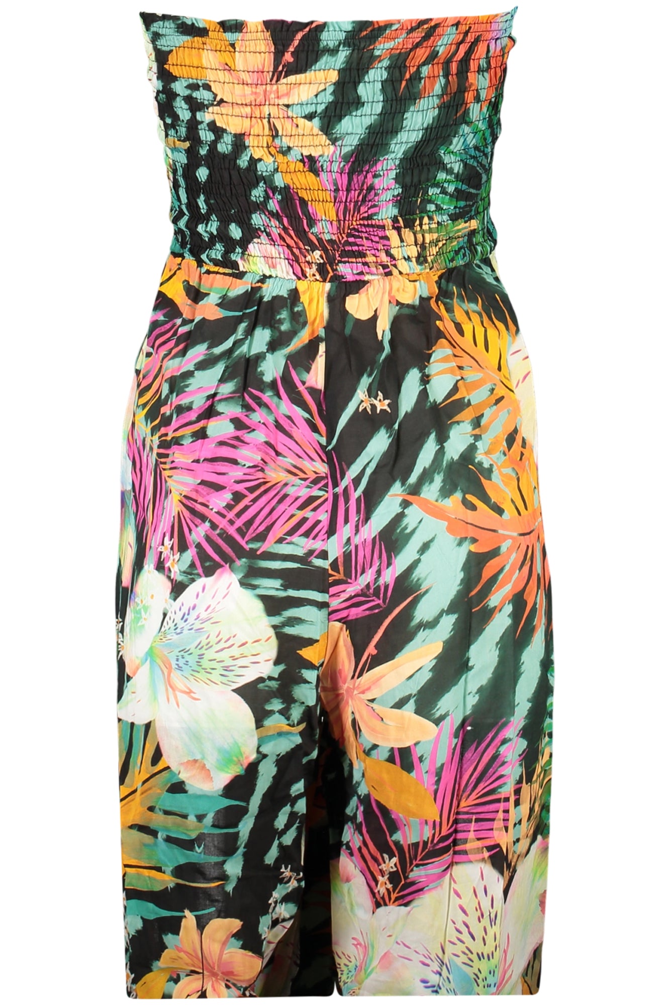 DESIGUAL WOMEN'S BLACK OVERALLS
