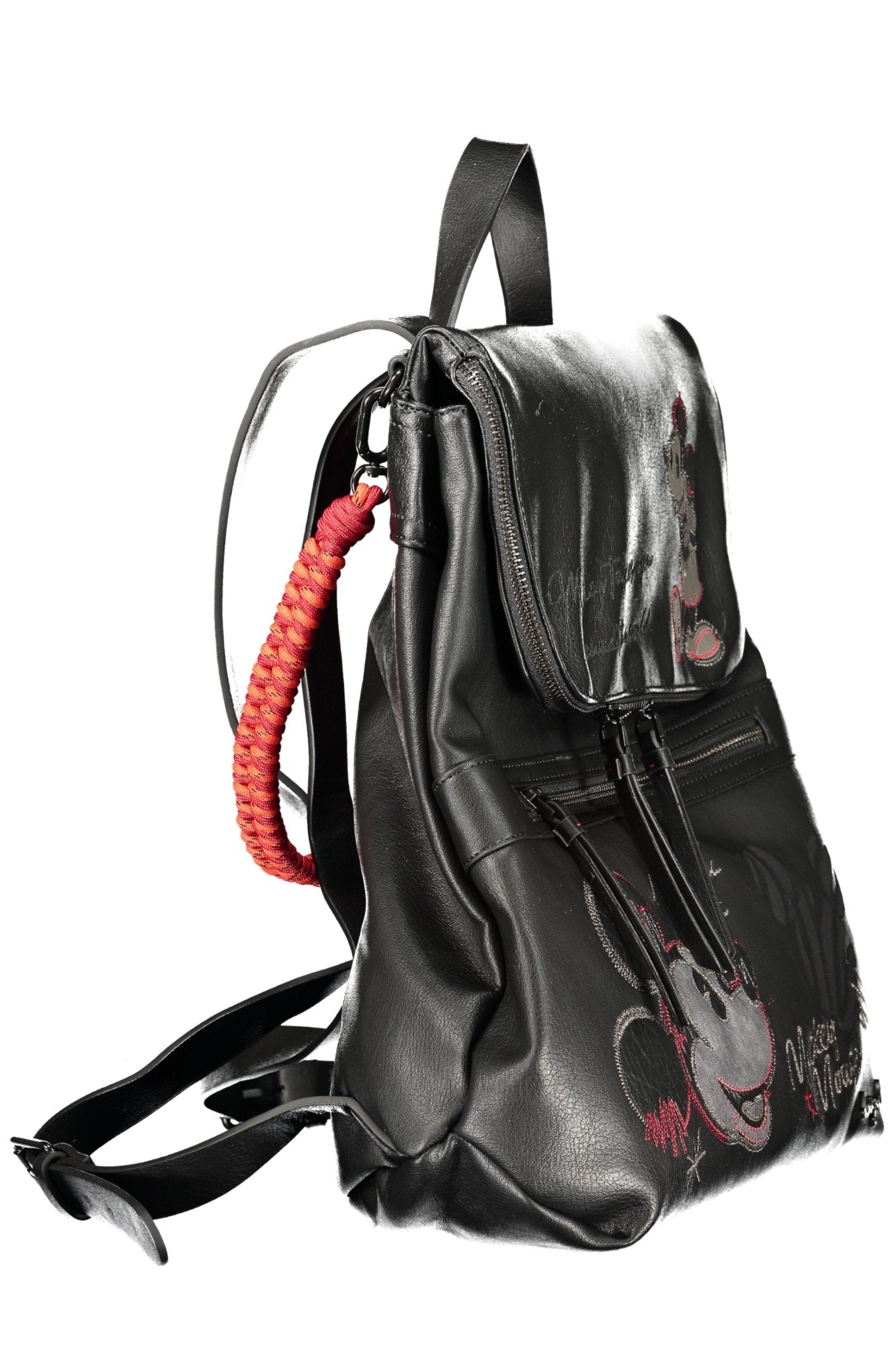 DESIGUAL WOMEN'S BLACK BACKPACK