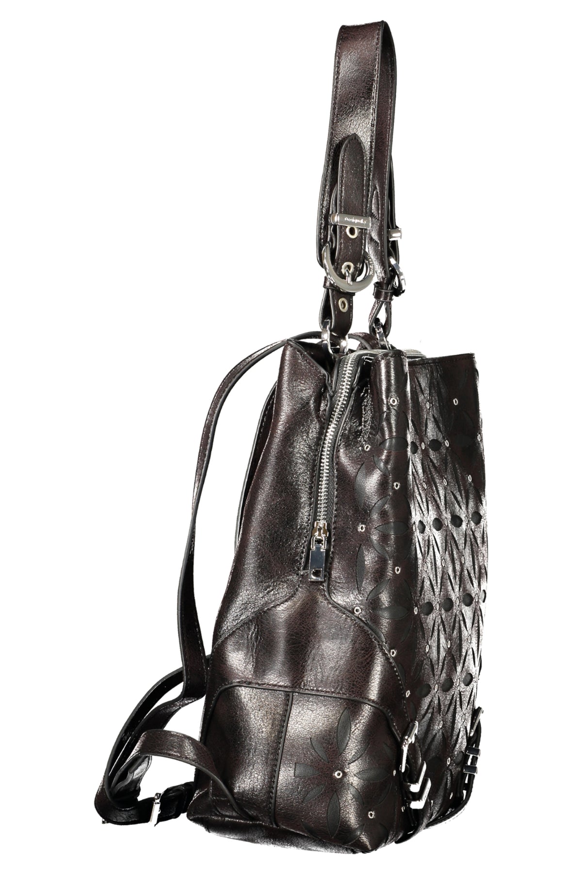 DESIGUAL WOMEN'S BLACK BACKPACK