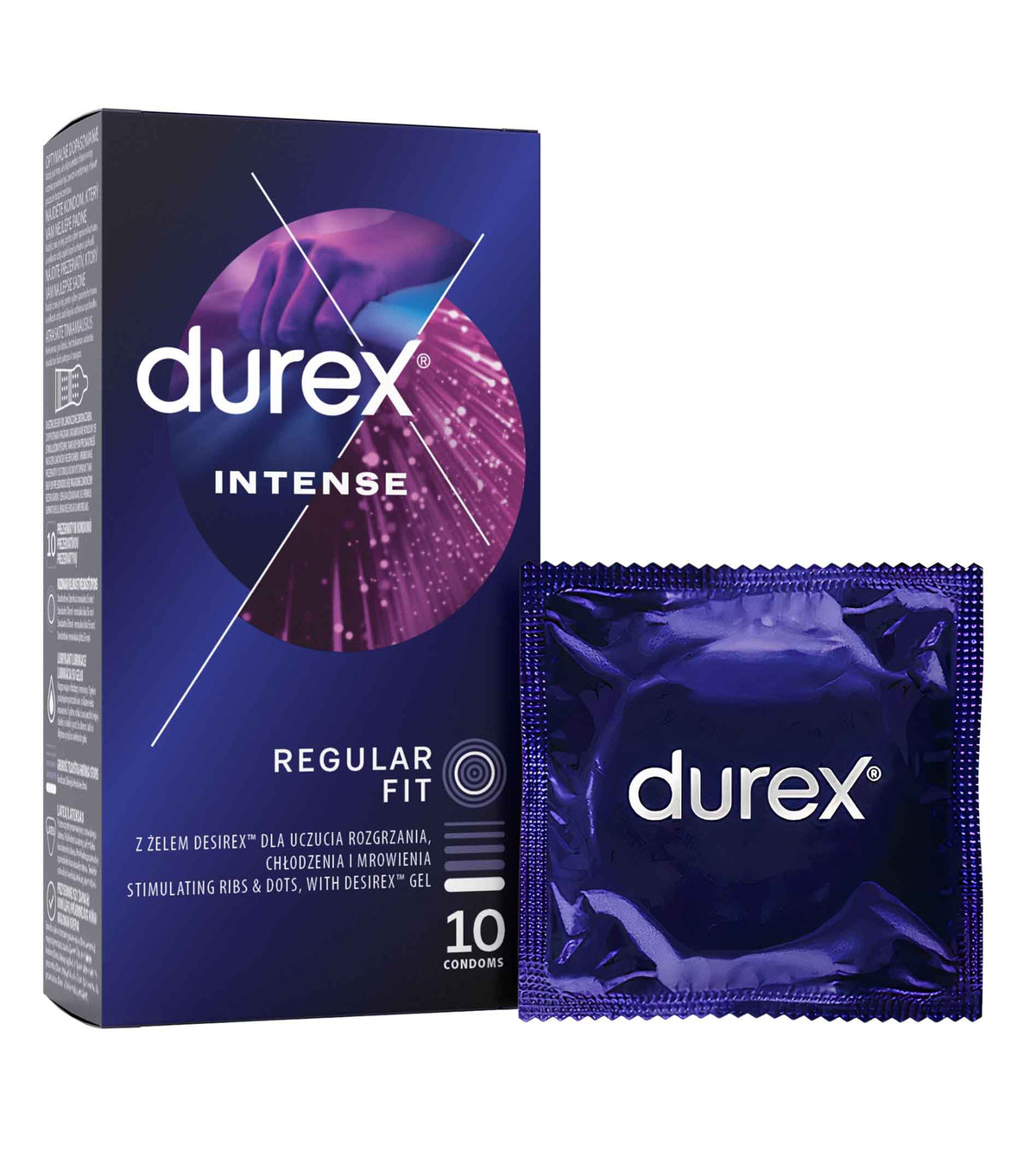 Durex Intense Orgasmic Condoms 10pcs