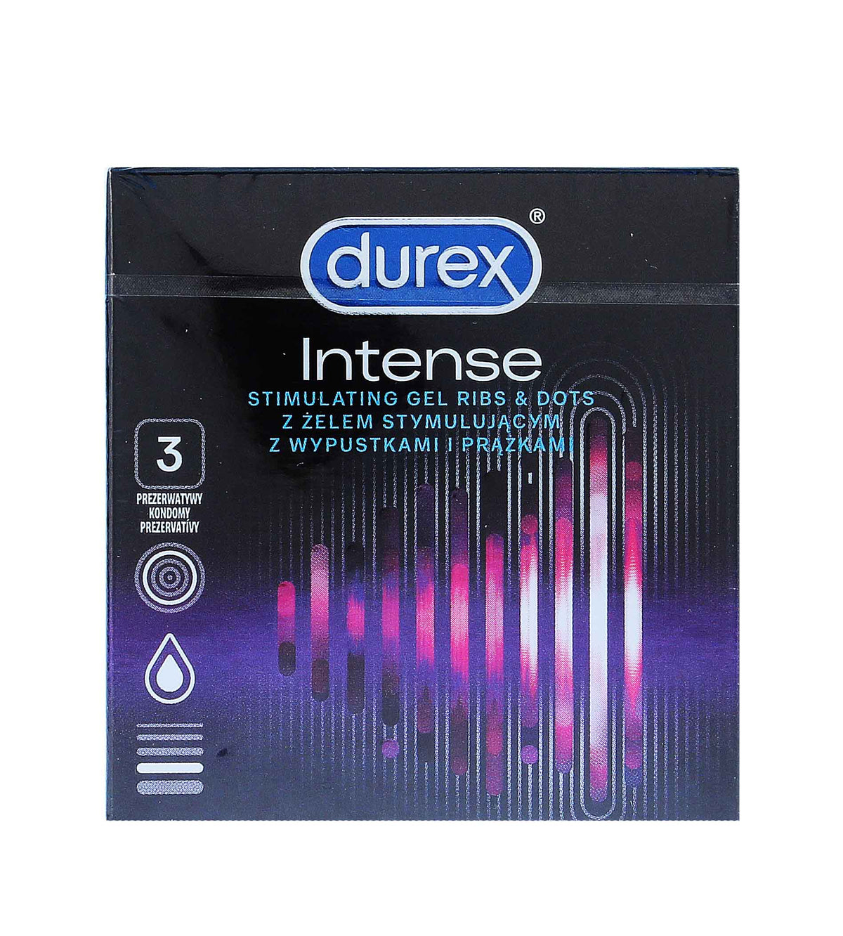 Durex Intense Orgasmic Condoms 3pcs