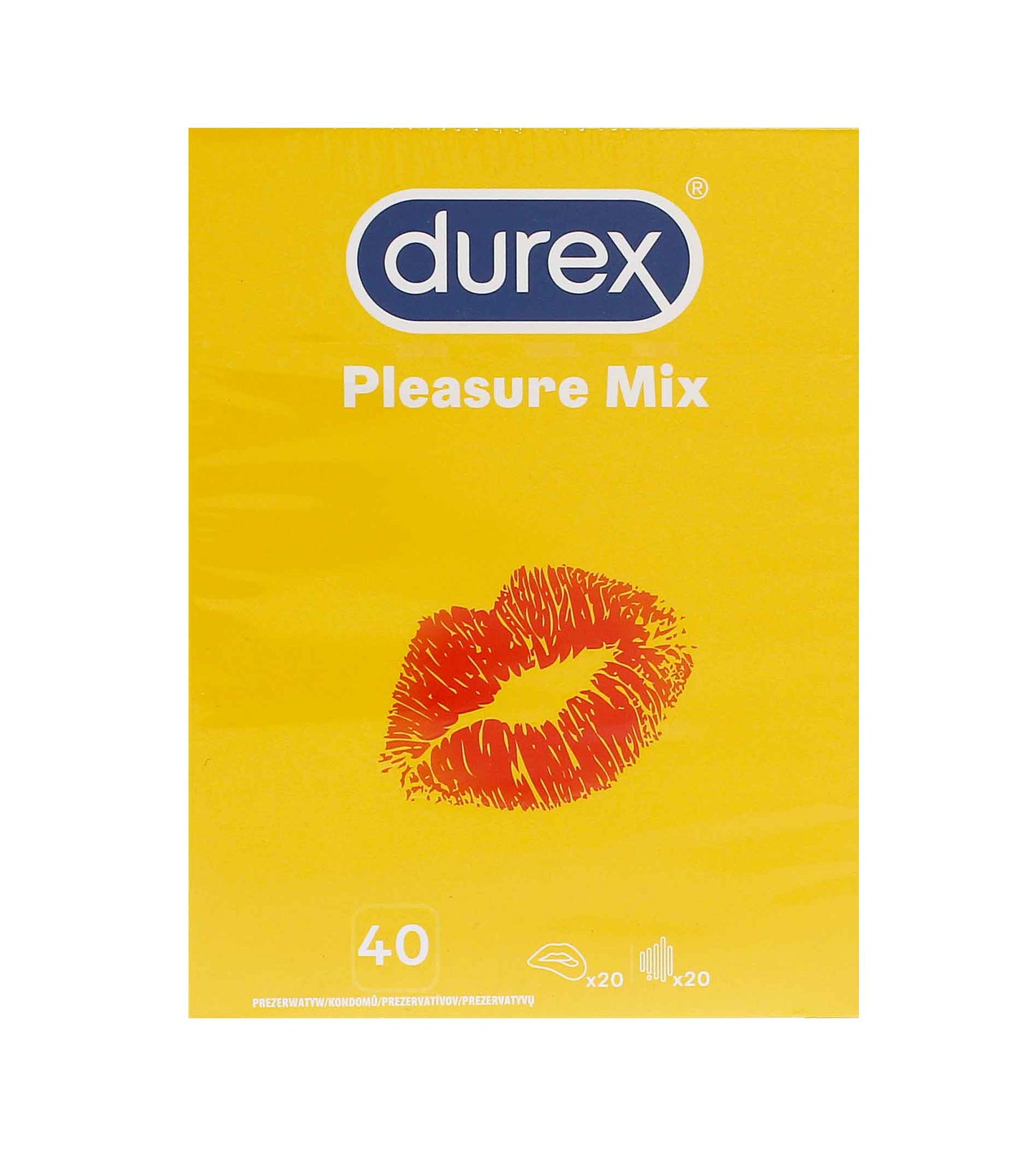 Durex Pleasure Mix Condoms 40pcs