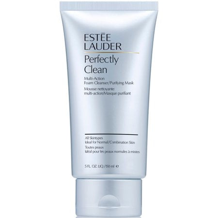 Estée Lauder Perfectly Clean crema limpiadora espumosa y mascarilla facial 2 en 1 150 ml