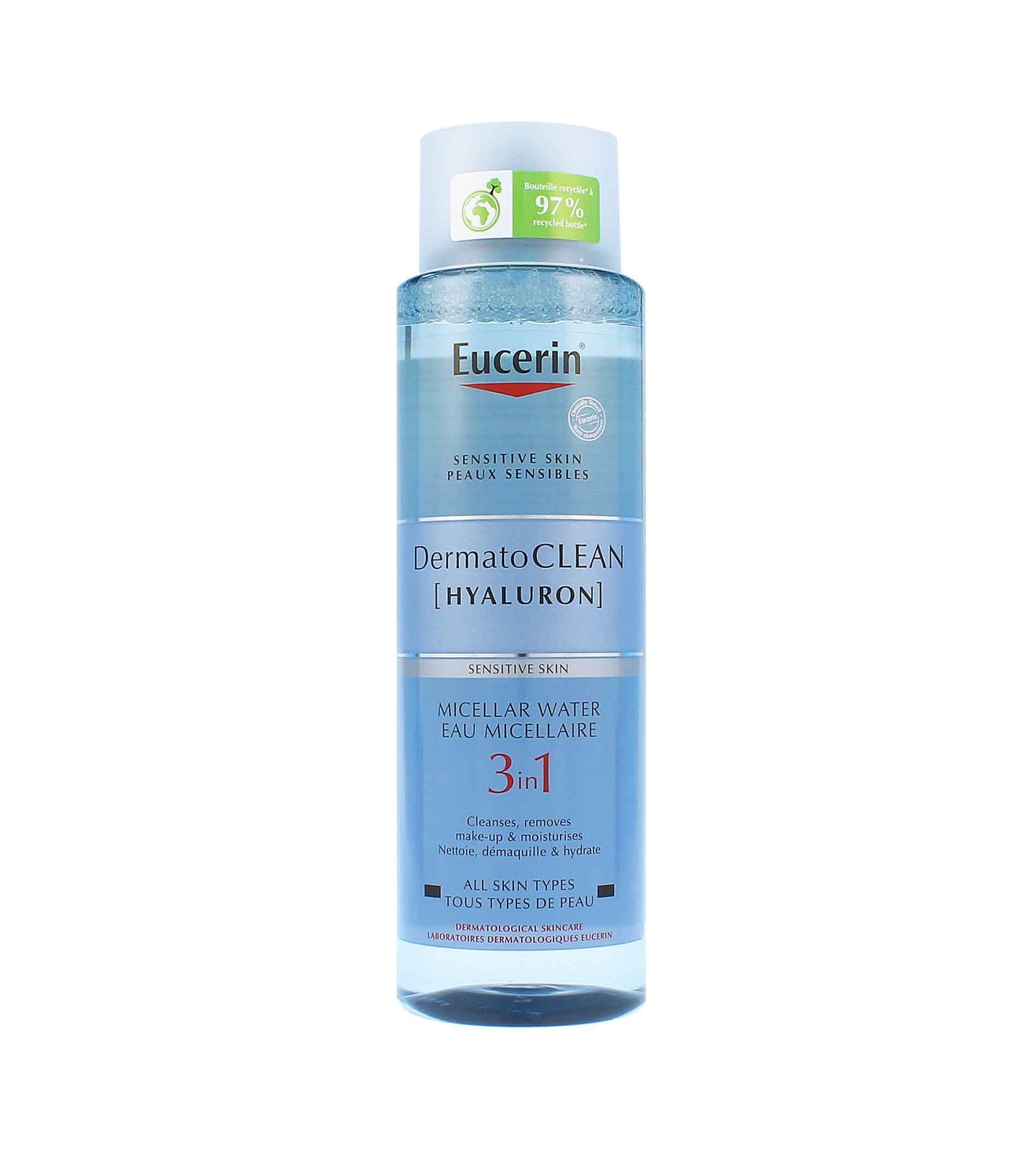 Eucerin DermatoClean Hyaluron čisticí micelární voda 3v1 400 ml