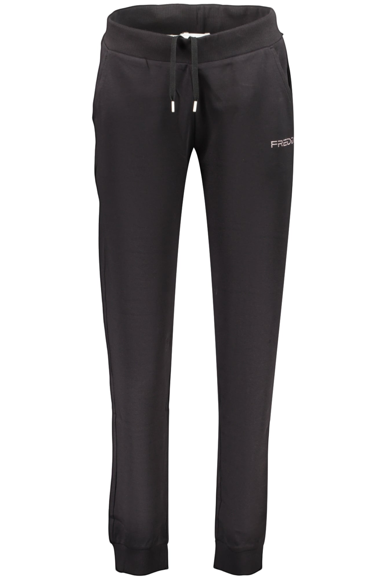 FREDDY WOMEN'S BLACK ZIP-UP SWEATSHIRT