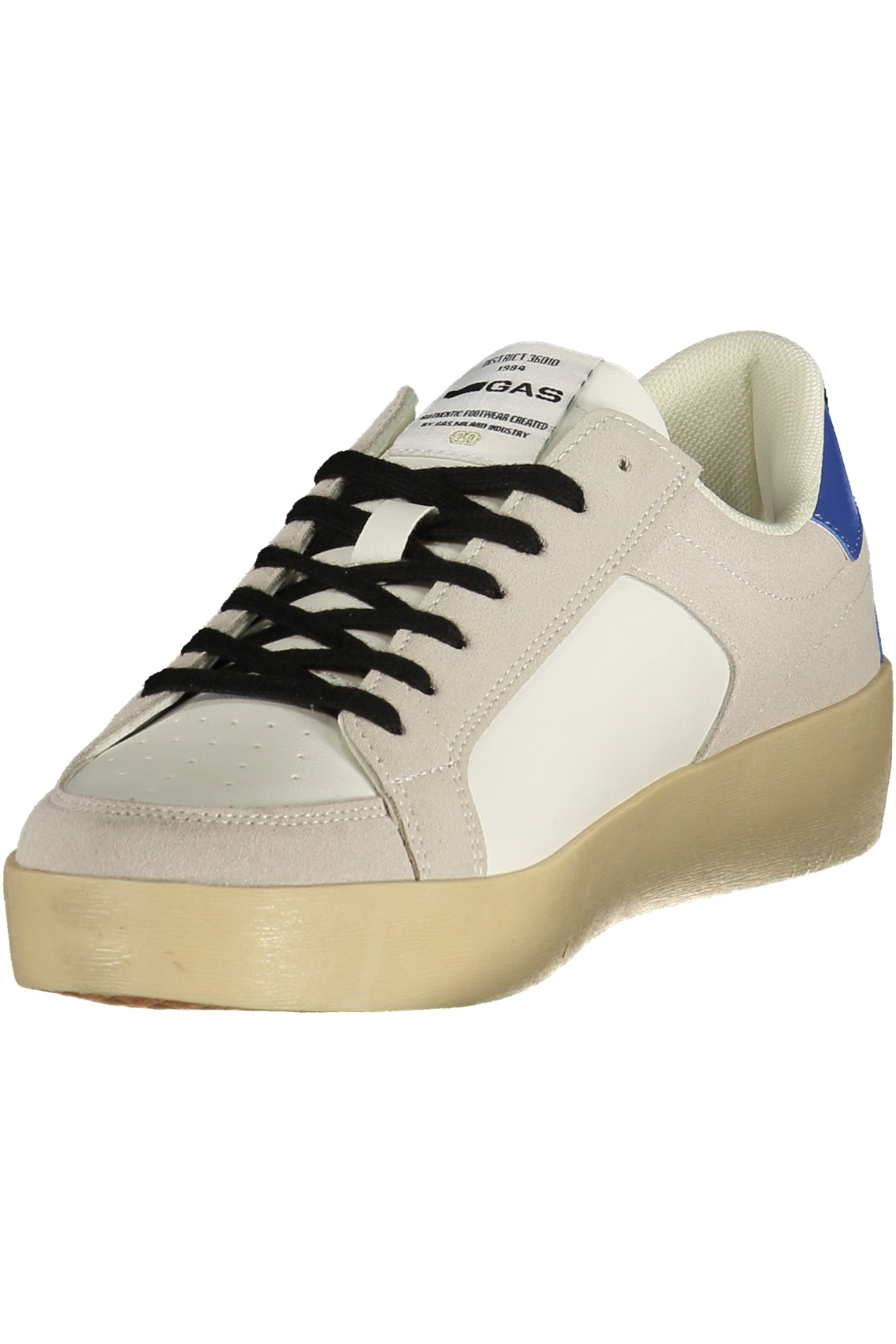 GAS MEN'S WHITE SPORTS FOOTWEAR