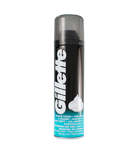 Gillette Sensitive Mousse à raser pour peaux sensibles 200ml