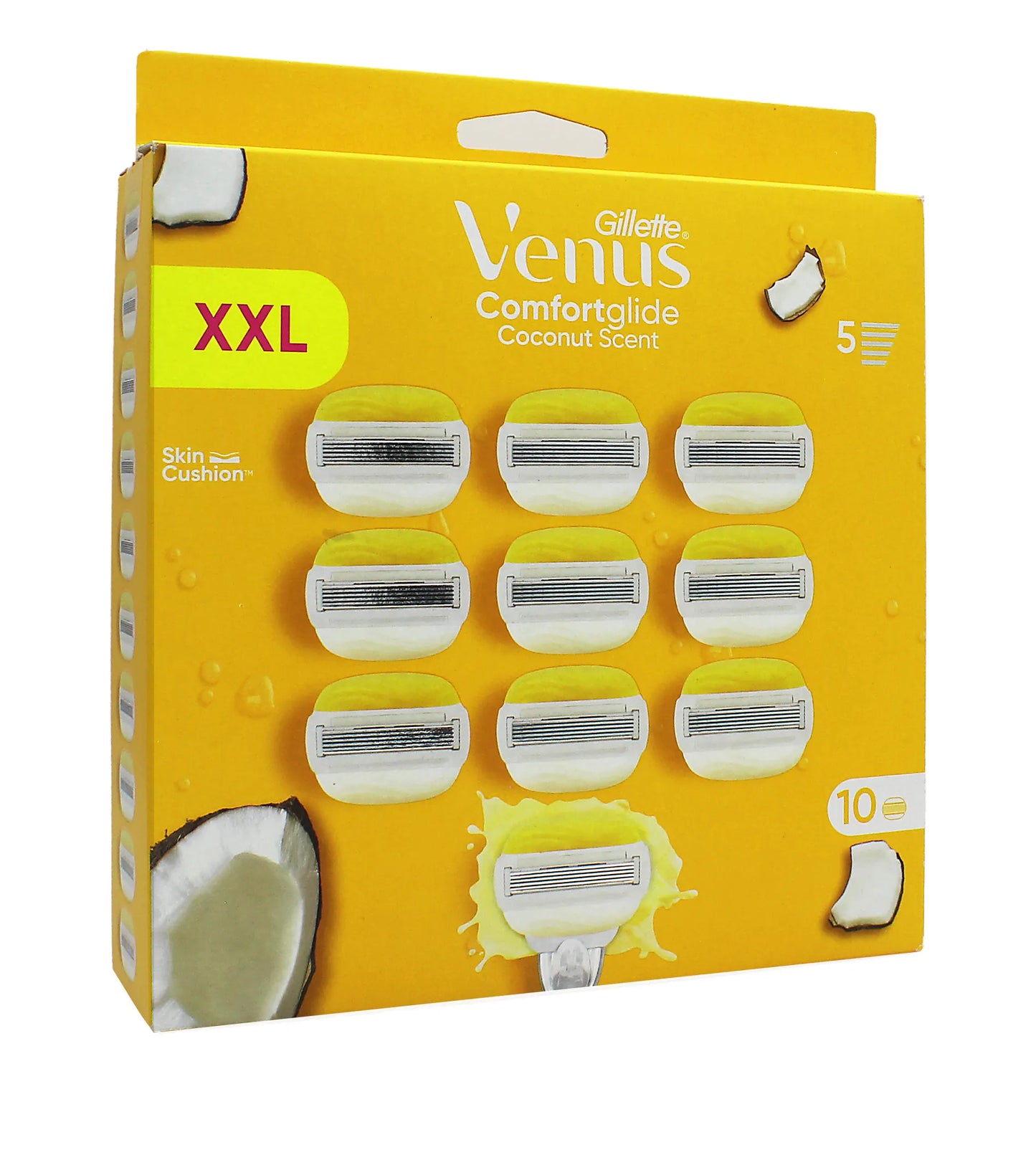 Gillette Venus ComfortGlide Coconut & Olay Replacement Heads 10pcs