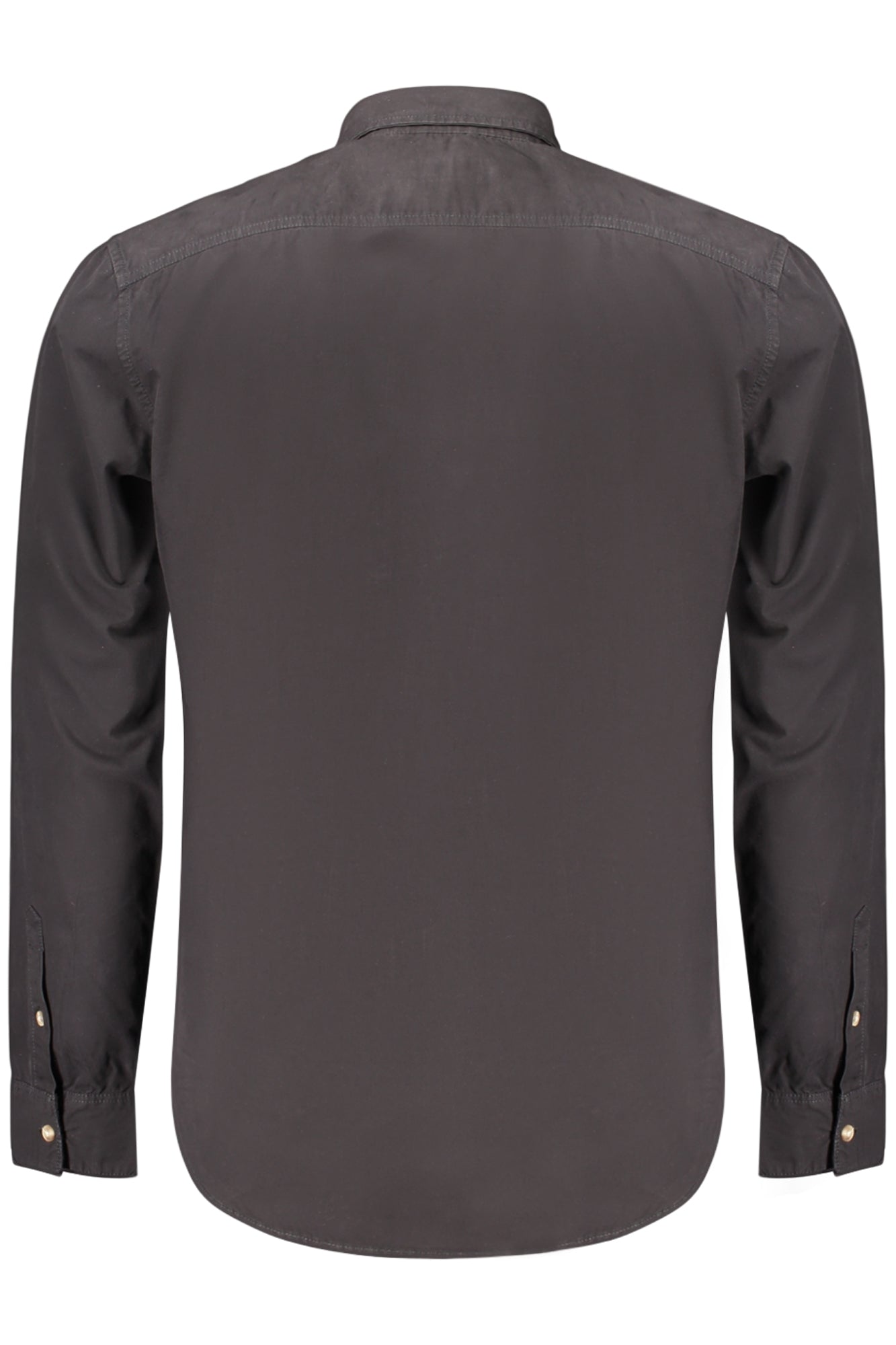 GUESS JEANS MEN'S LONG-SLEEVED SHIRT BLACK
