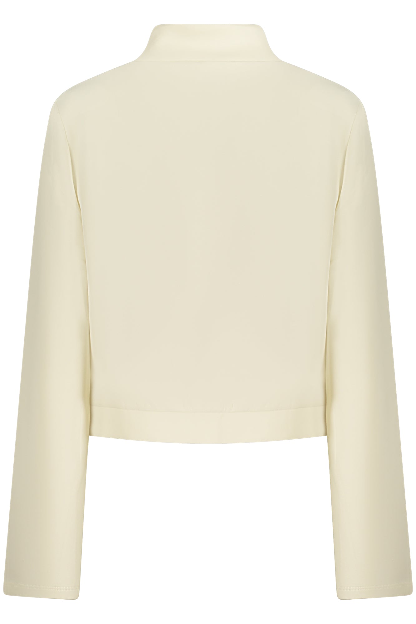 GUESS JEANS WOMEN'S WHITE ZIP-UP SWEATSHIRT