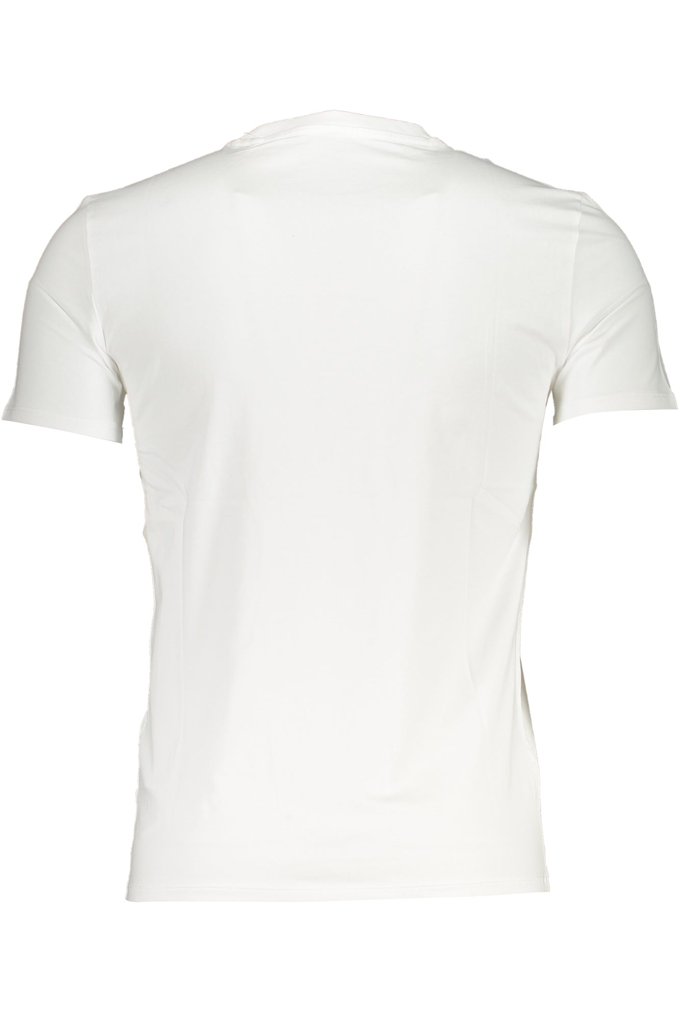 GUESS JEANS WHITE MEN'S SHORT SLEEVED T-SHIRT