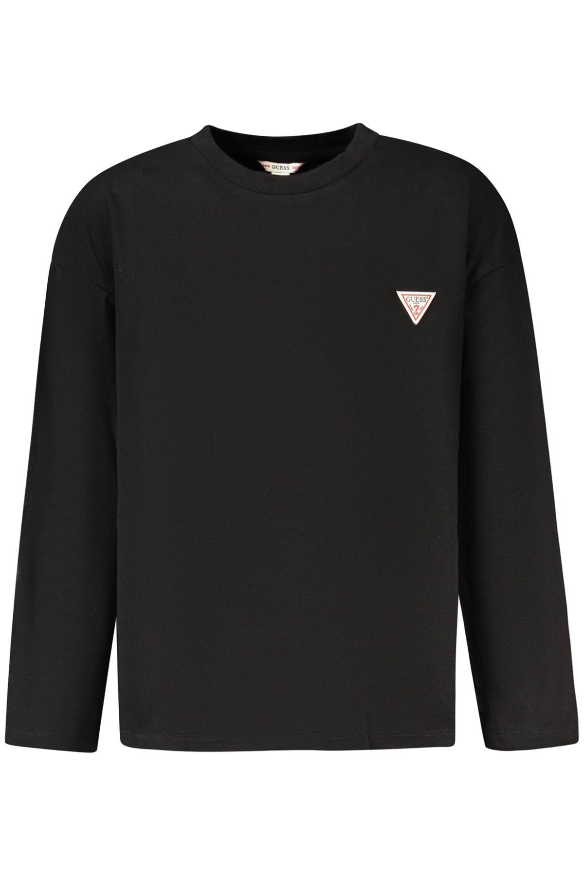 T-shirt à manches longues Guess Jeans pour enfant, noir