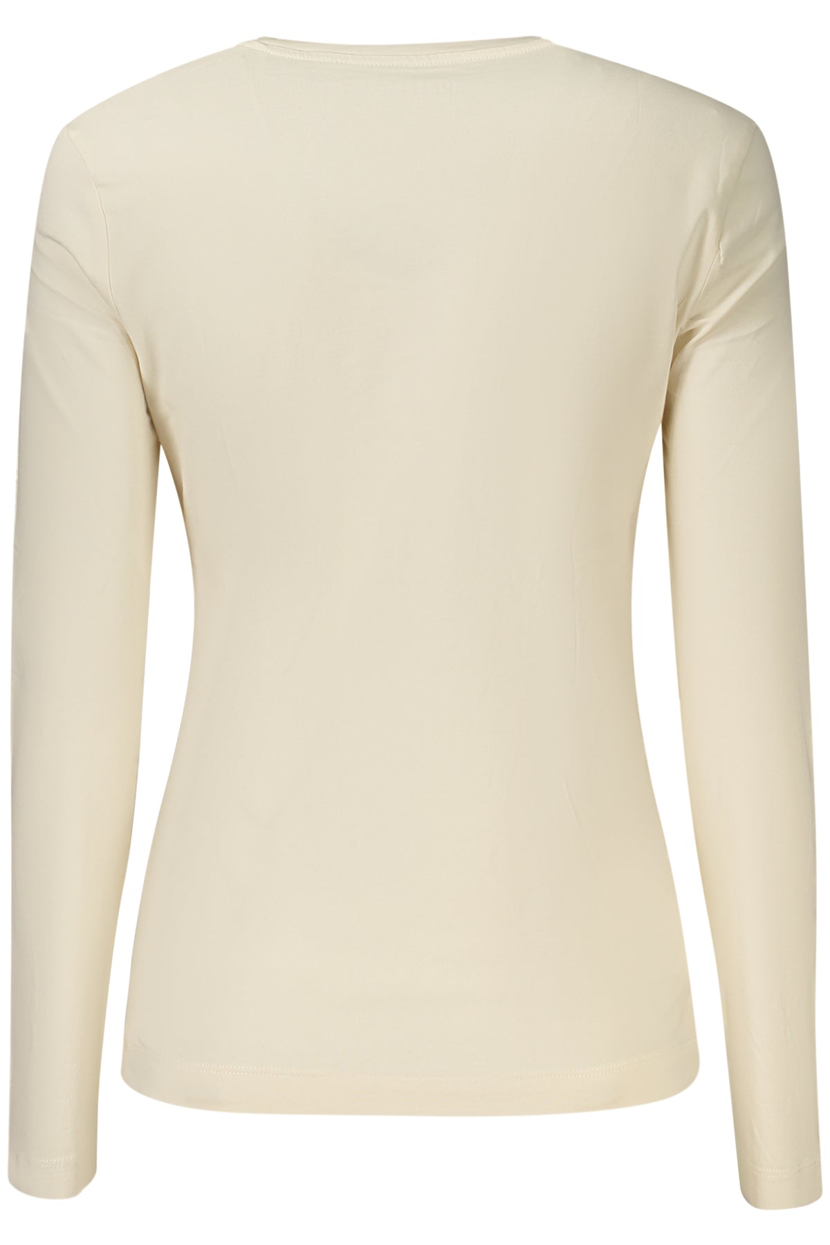 GUESS JEANS WOMEN'S LONG SLEEVE T-SHIRT BEIGE
