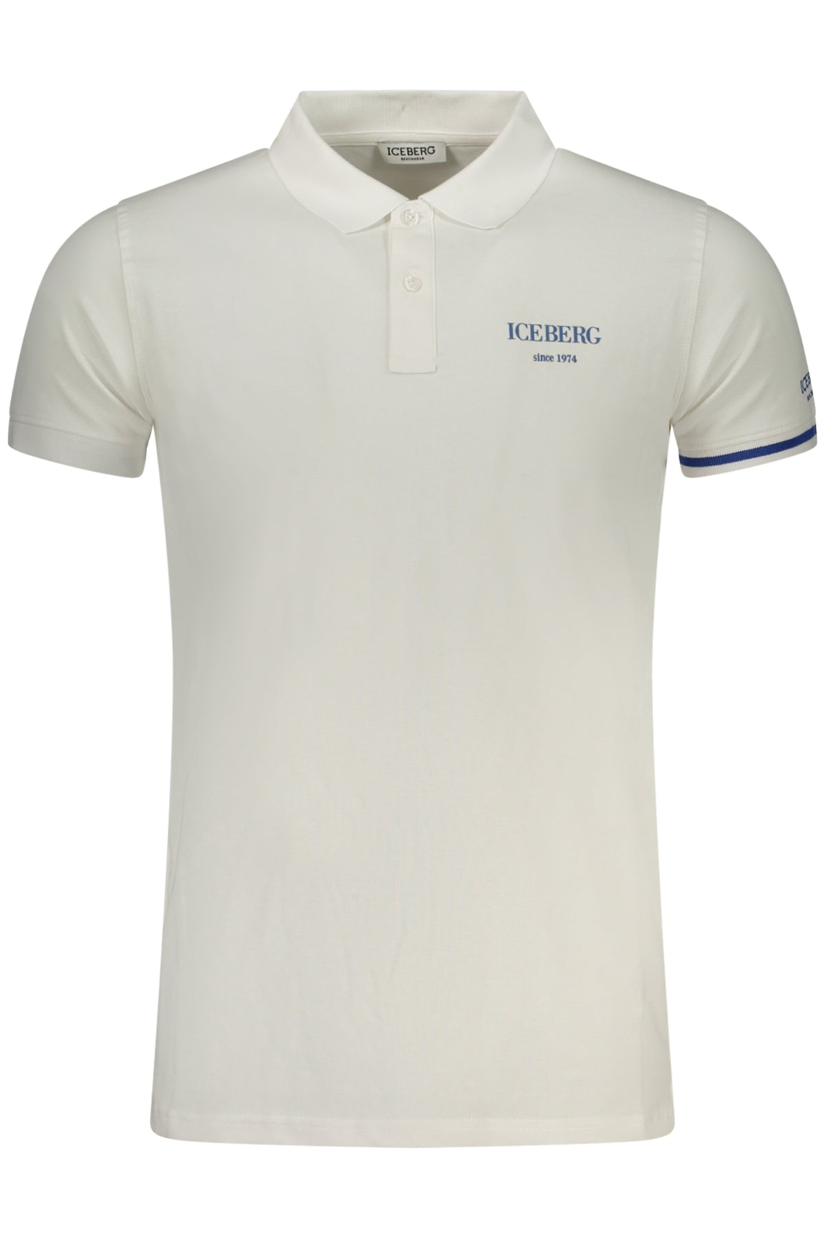 Polo blanc à manches courtes pour homme Iceberg