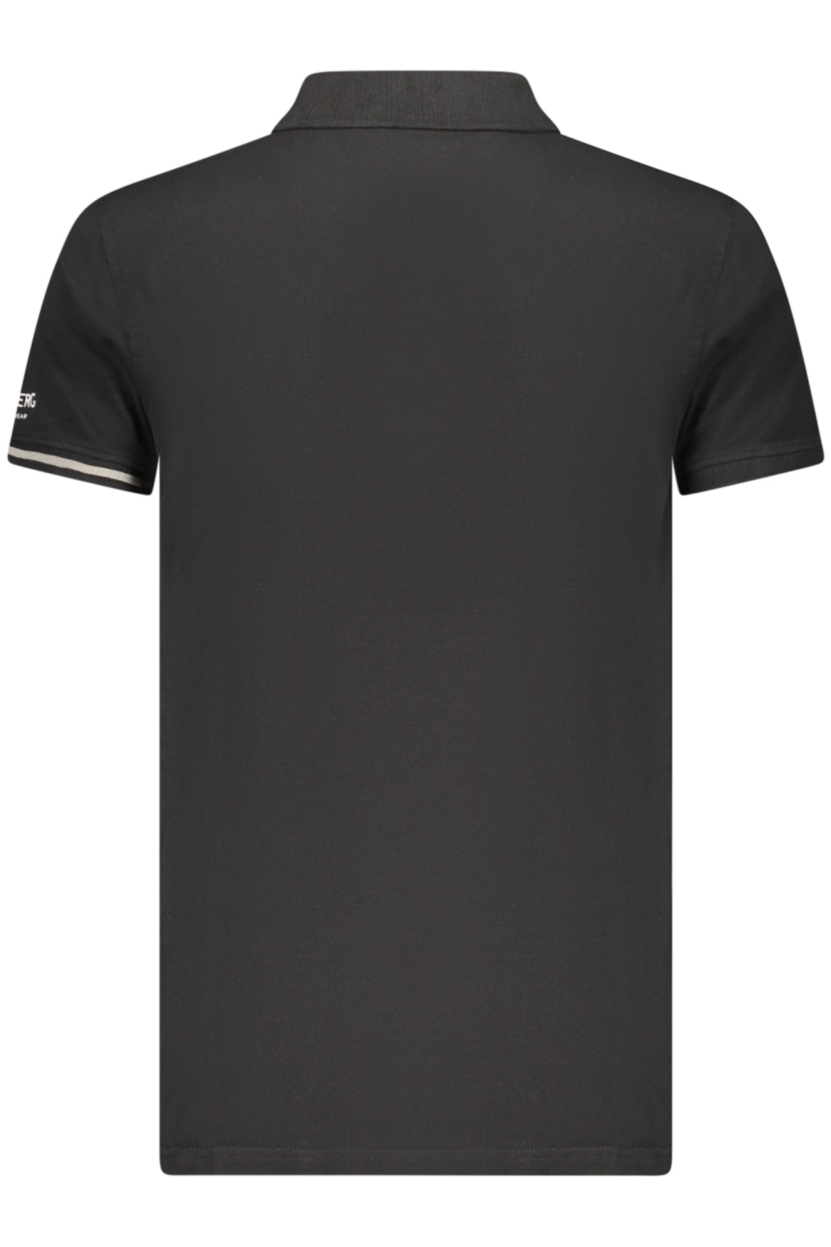 Polo noir à manches courtes pour homme ICEBERG