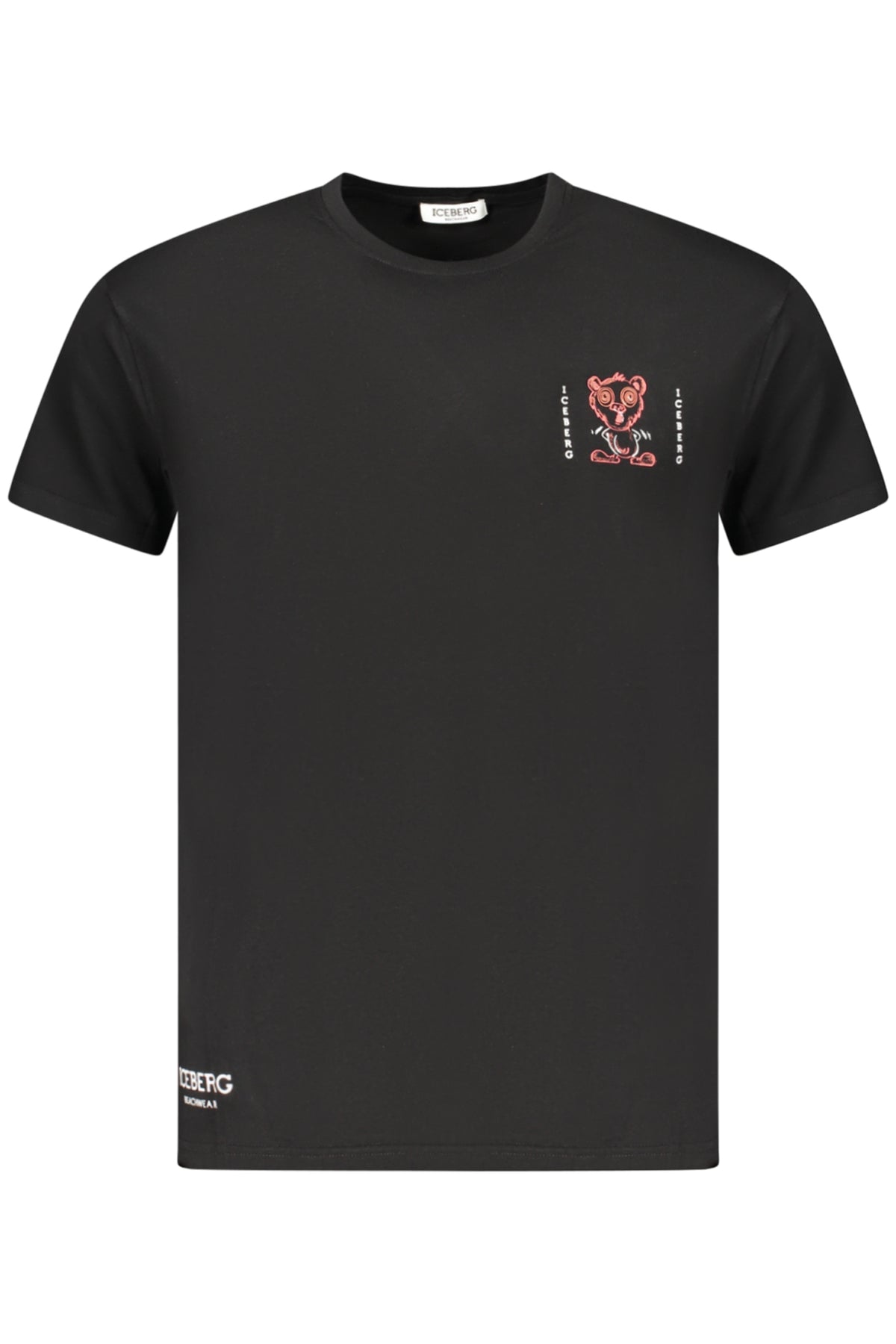 T-shirt noir à manches courtes pour homme ICEBERG