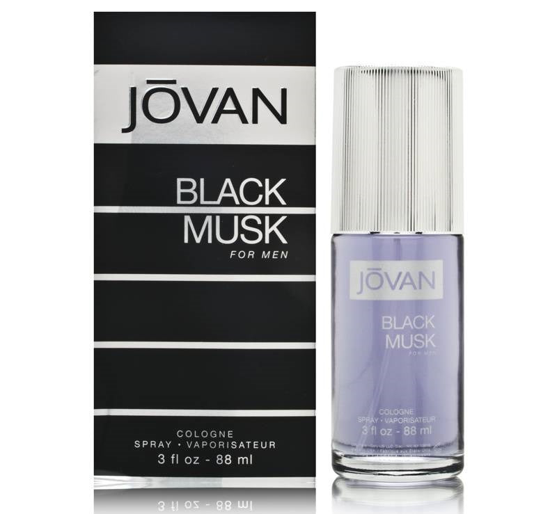 Jovan Musk Black Eau de Cologne para hombre 88 ml