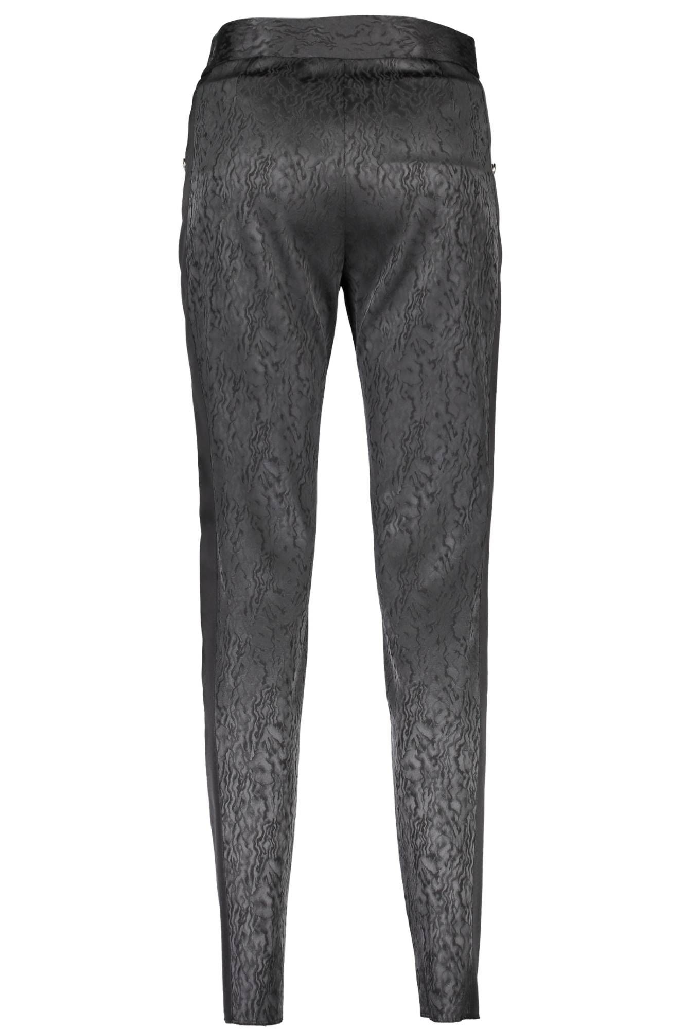 JUST CAVALLI WOMEN'S BLACK TROUSERS