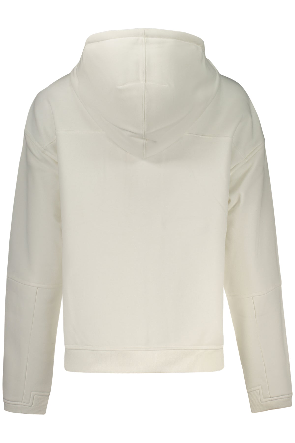 K-WAY WOMEN'S WHITE ZIP-UP SWEATSHIRT