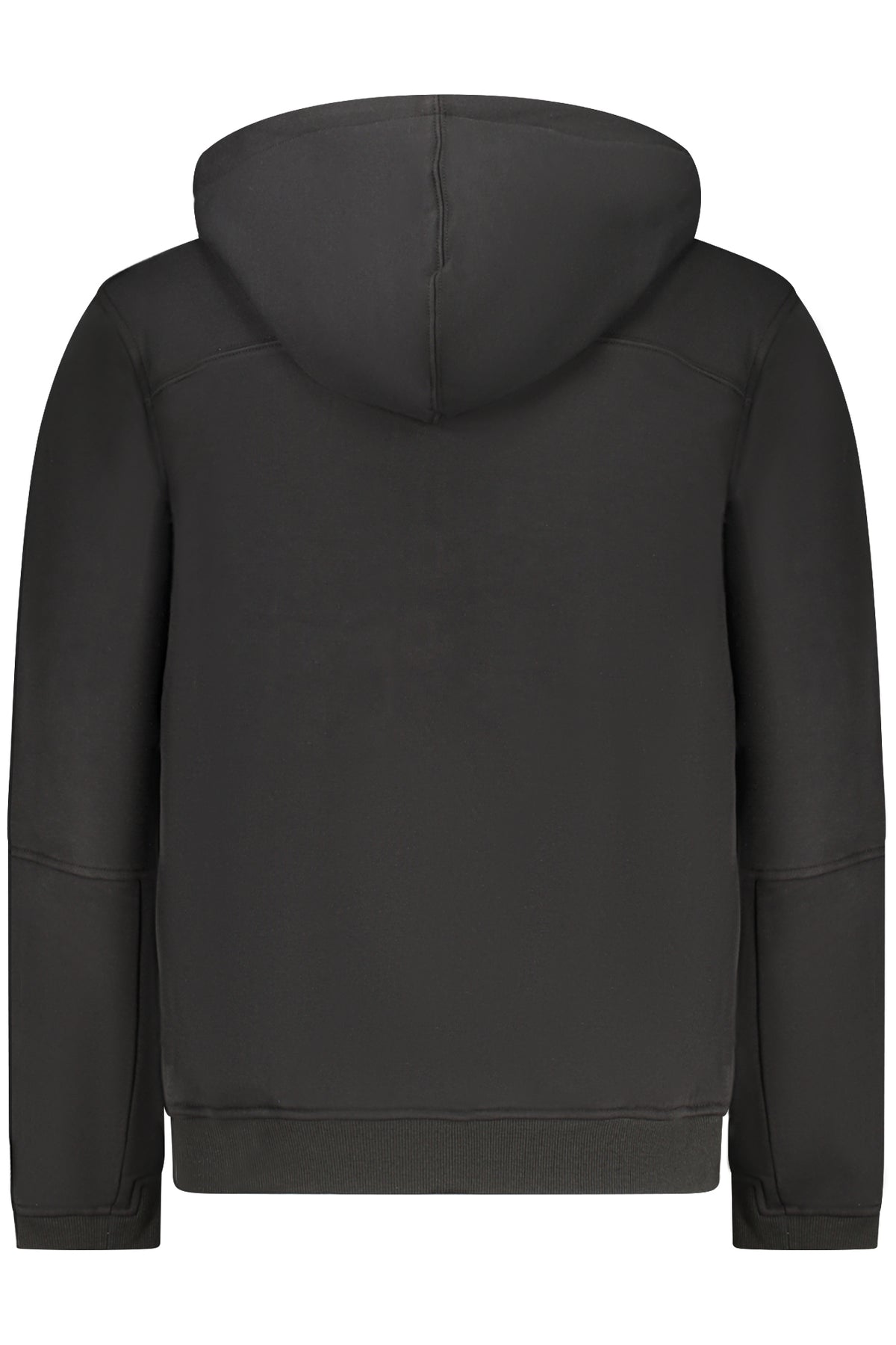 K-WAY MEN'S BLACK ZIP-UP SWEATSHIRT