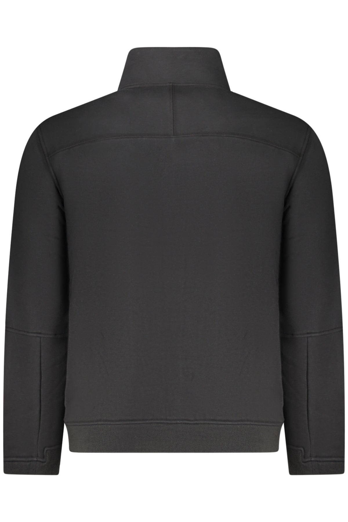 K-WAY MEN'S BLACK ZIP-UP SWEATSHIRT