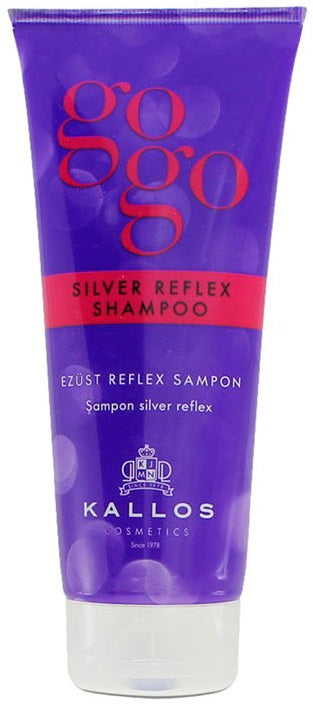 Kallos Gogo Silver Reflex shampoo for blonde, bleached or gray hair 200 ml