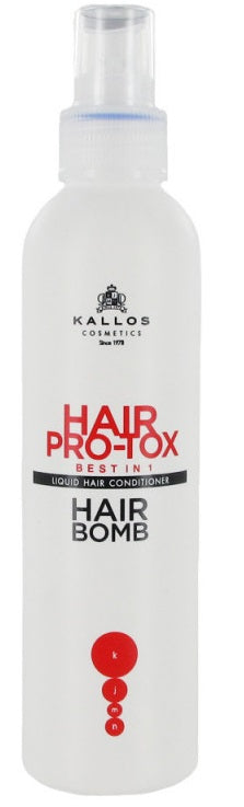 Kallos Hair Pro-Tox Hair Bomb rinse-free conditioner in spray for damaged hair 200 ml