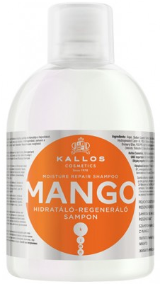 Kallos Mango moisturizing shampoo for dry, damaged and chemically treated hair 1000 ml