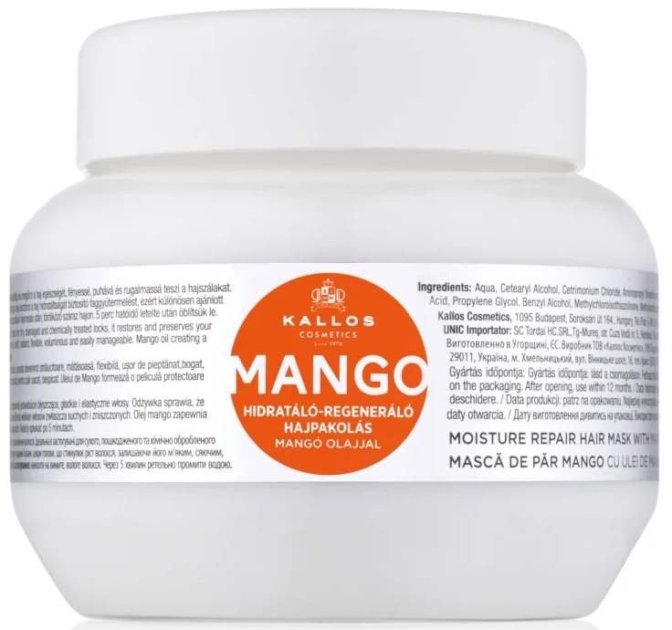 Kallos Mango moisturizing hair mask 275 ml