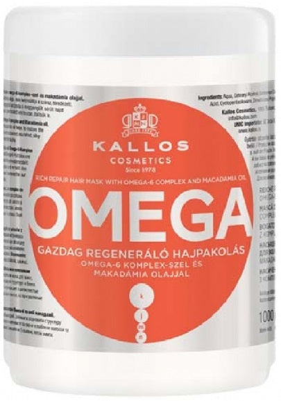 Kallos Omega regenerating hair mask 1000 ml