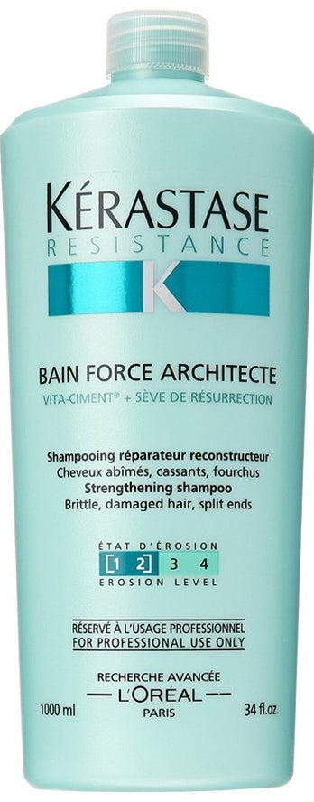 Kérastase Paris Resistance Bain De Force Architecte strengthening shampoo 1000 ml
