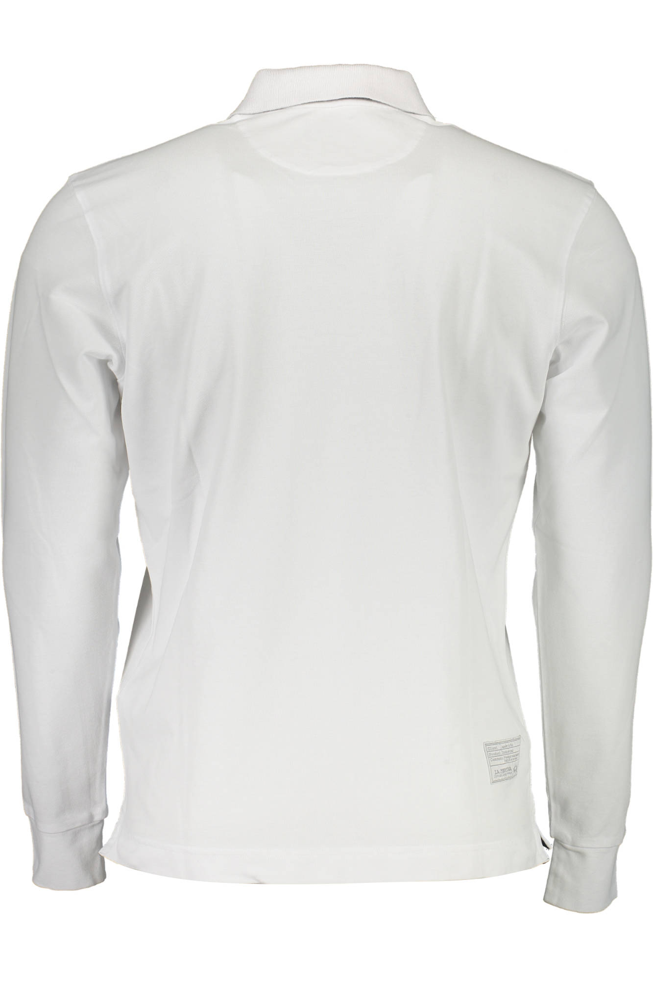 LA MARTINA MEN'S WHITE LONG SLEEVE POLO SHIRT