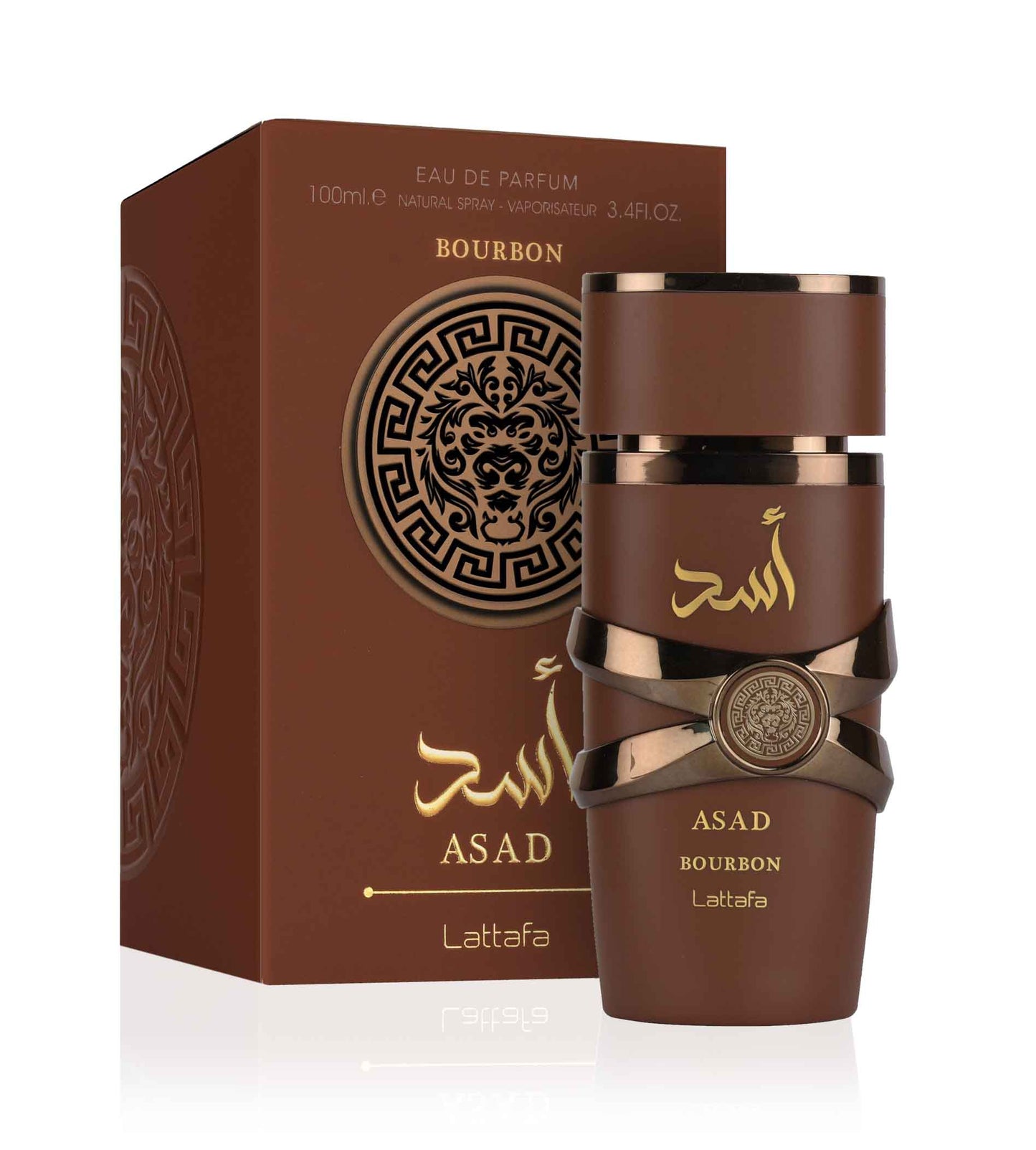 Lattafa Asad Bourbon Eau De Parfum Para Hombre 100ml