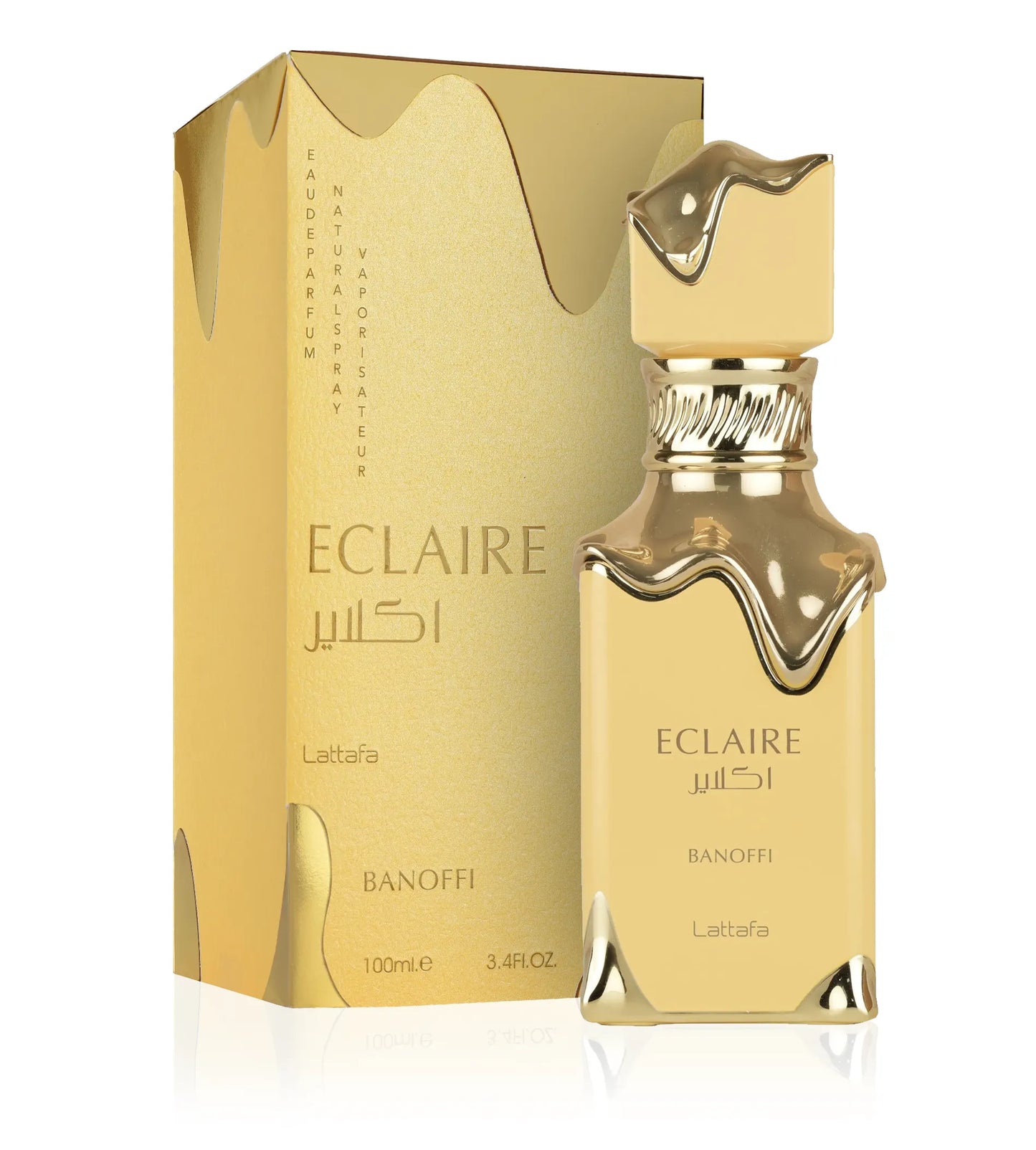 Lattafa Eclaire Banoffi Eau de Parfum 100ml – Parfum Gourmand Banane & Vanille Ultra Addictif