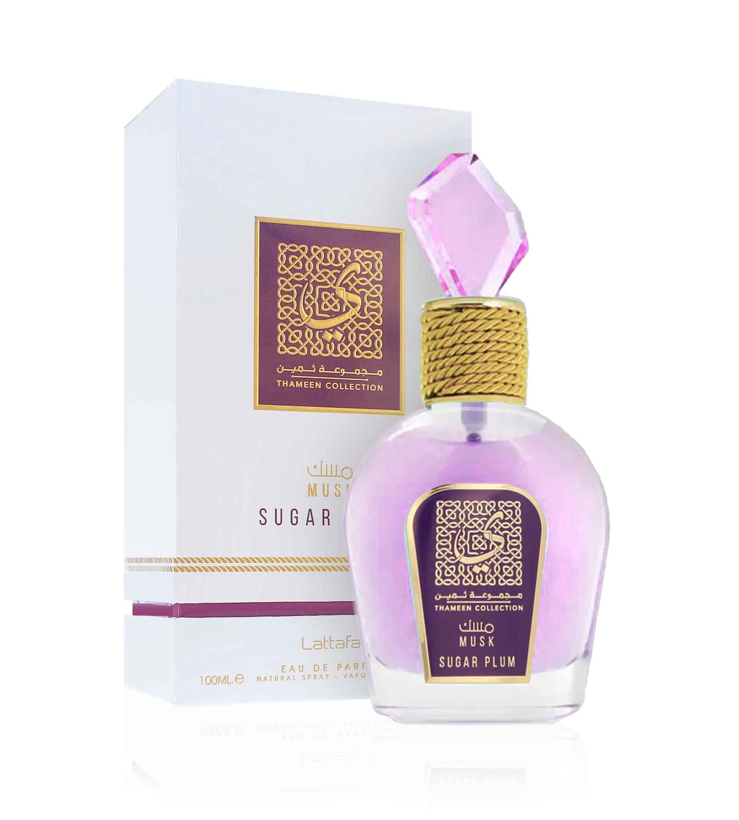 Lattafa Tameen Collection Musk Sugar Plum Eau De Parfum Unisexe 100ml