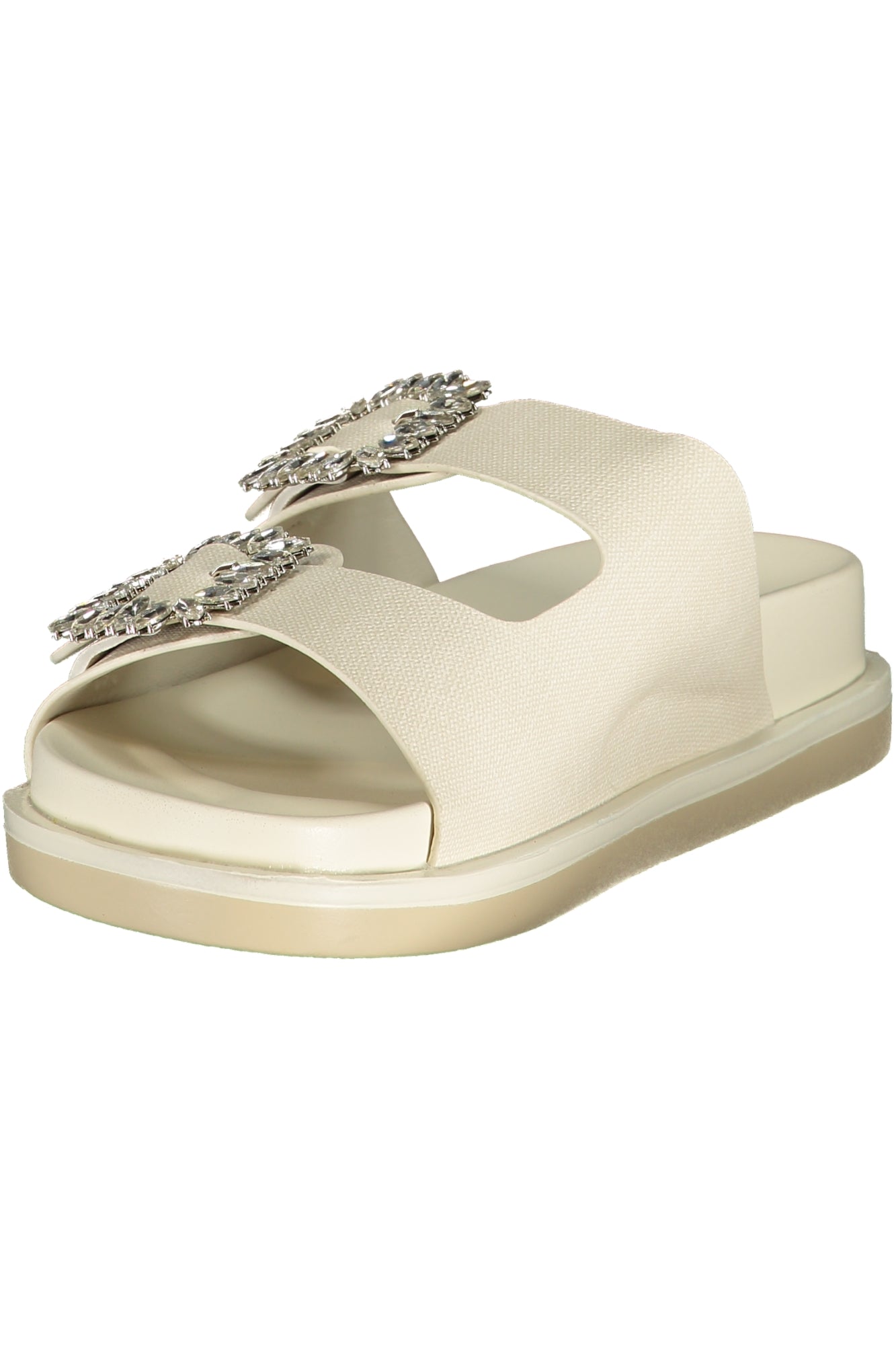 LAURA BIAGIOTTI WOMEN'S WHITE SLIPPER FOOTWEAR