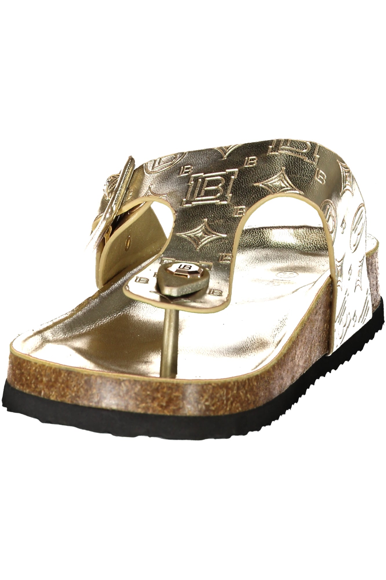 LAURA BIAGIOTTI WOMEN'S GOLD SLIPPER FOOTWEAR
