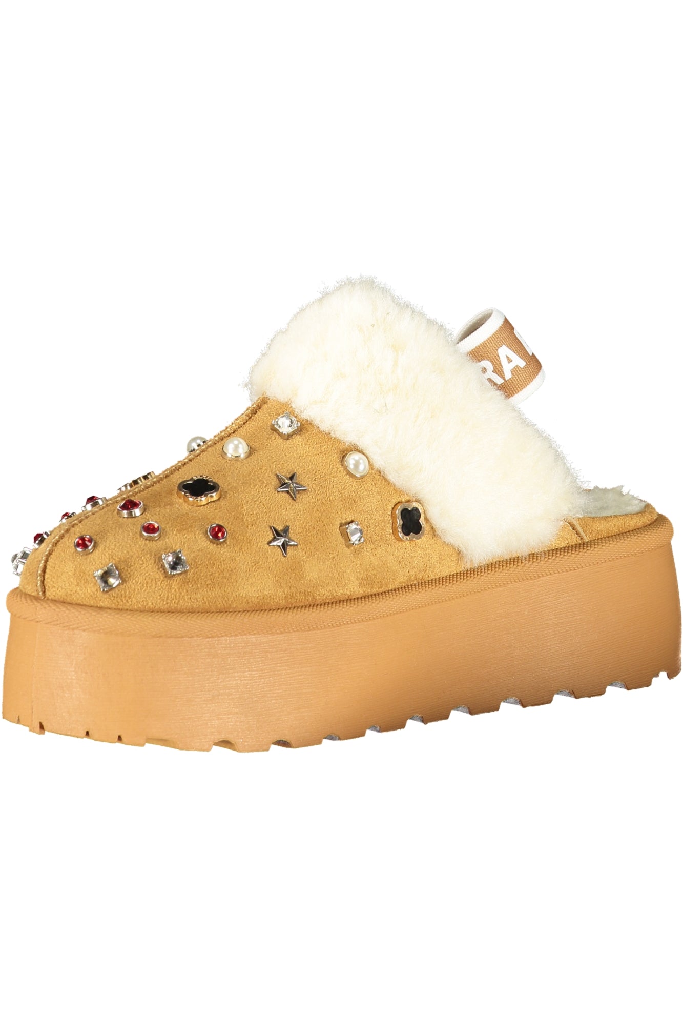 LAURA BIAGIOTTI WOMEN'S WINTER CLOG FOOTWEAR, BROWN