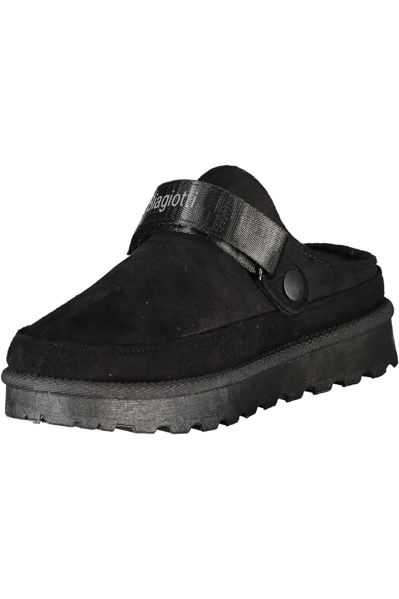 LAURA BIAGIOTTI WOMEN'S BLACK WINTER CLOG FOOTWEAR