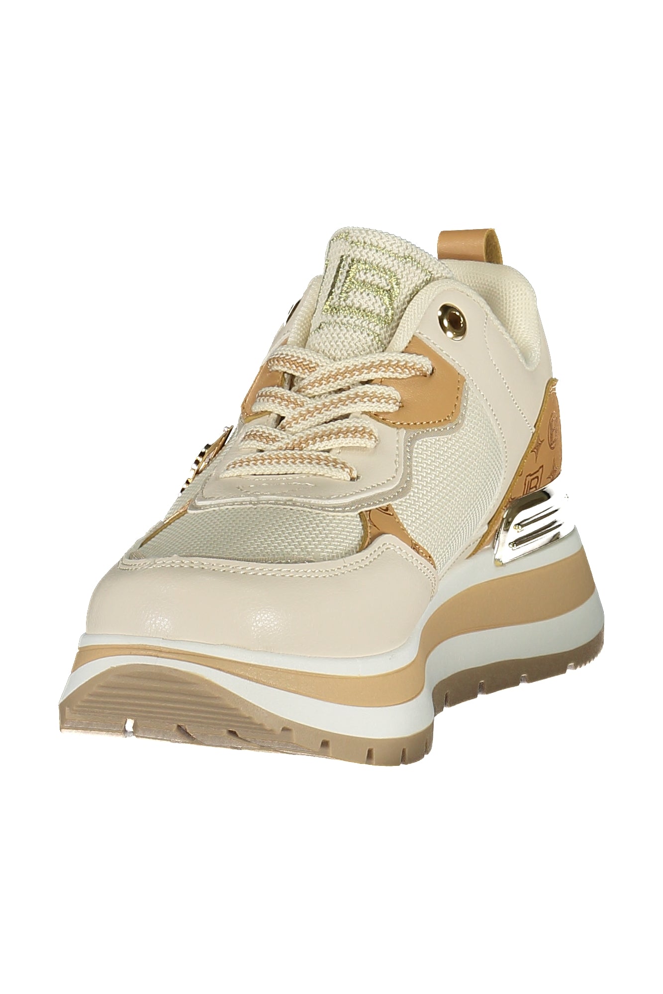 LAURA BIAGIOTTI WOMEN'S BEIGE SPORTS SHOES
