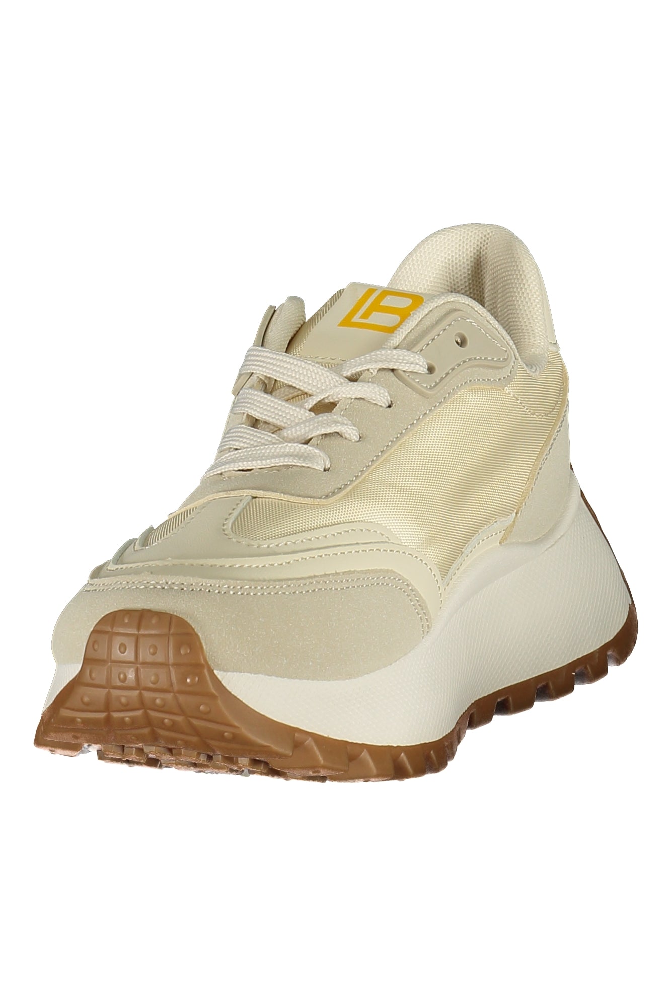 LAURA BIAGIOTTI WOMEN'S BEIGE SPORTS SHOES
